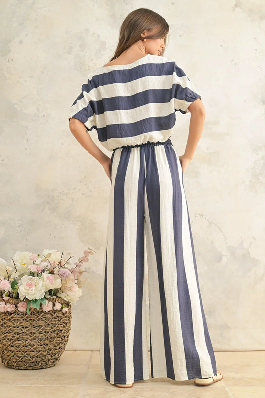 Wander Folk Stripe Top