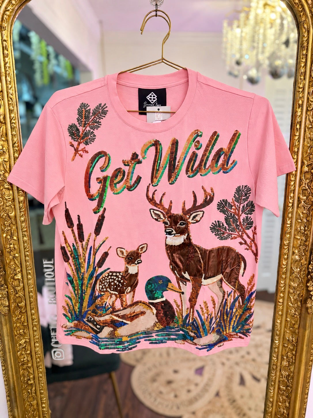 Get Wild Sparkle Graphic Tee | Brianna Cannon