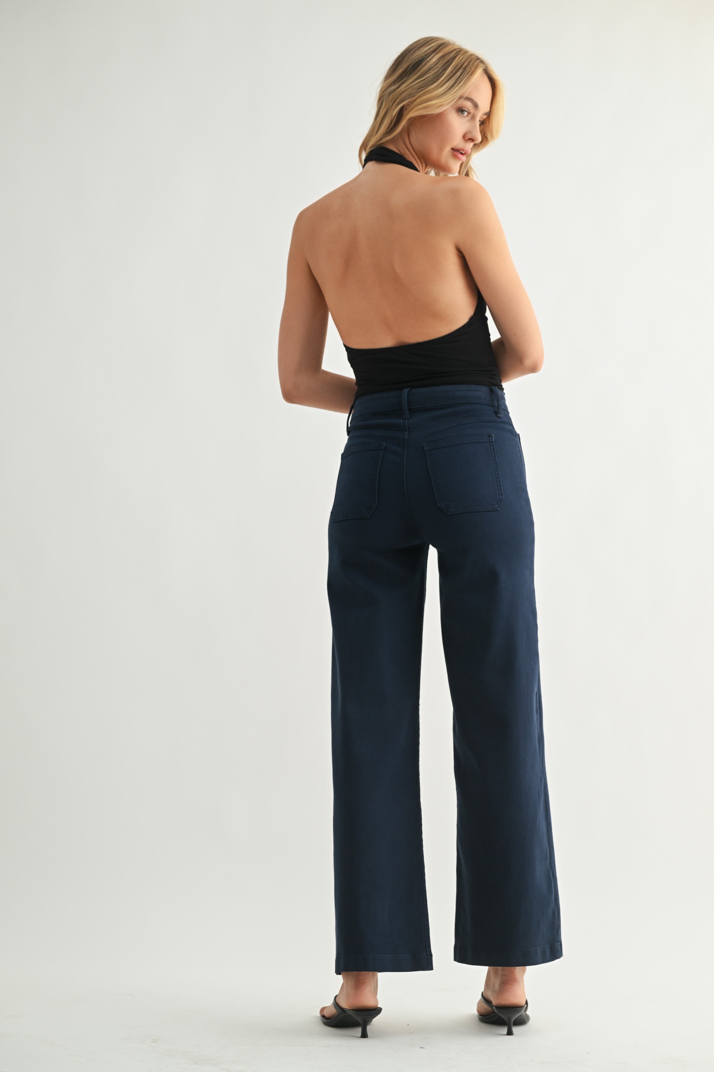 Driftcut Mini Patch Pocket Wide Leg Jeans