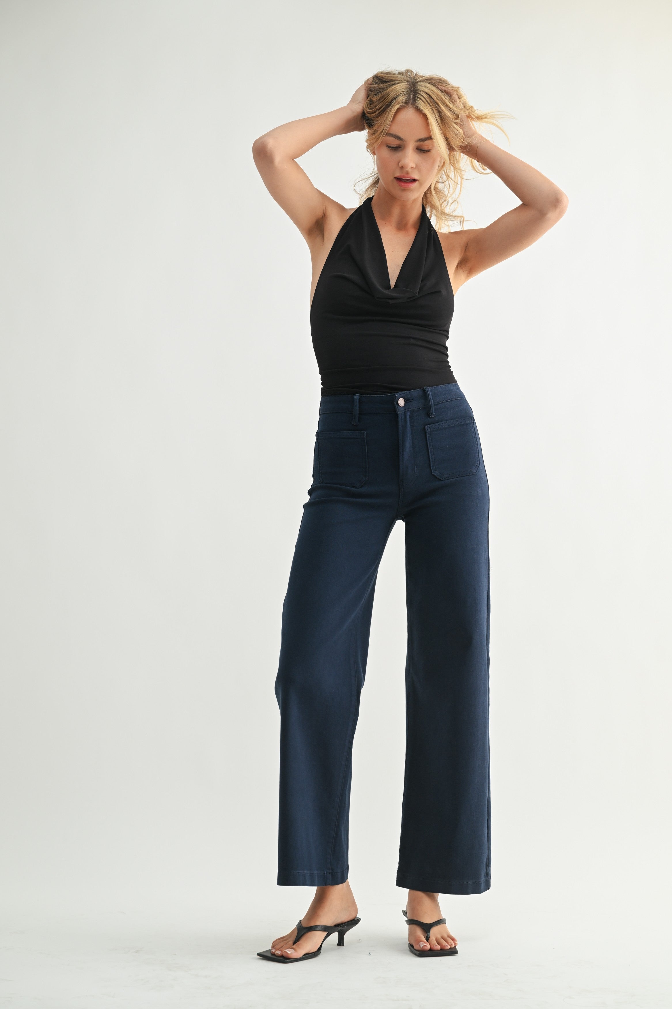 Driftcut Mini Patch Pocket Wide Leg Jeans