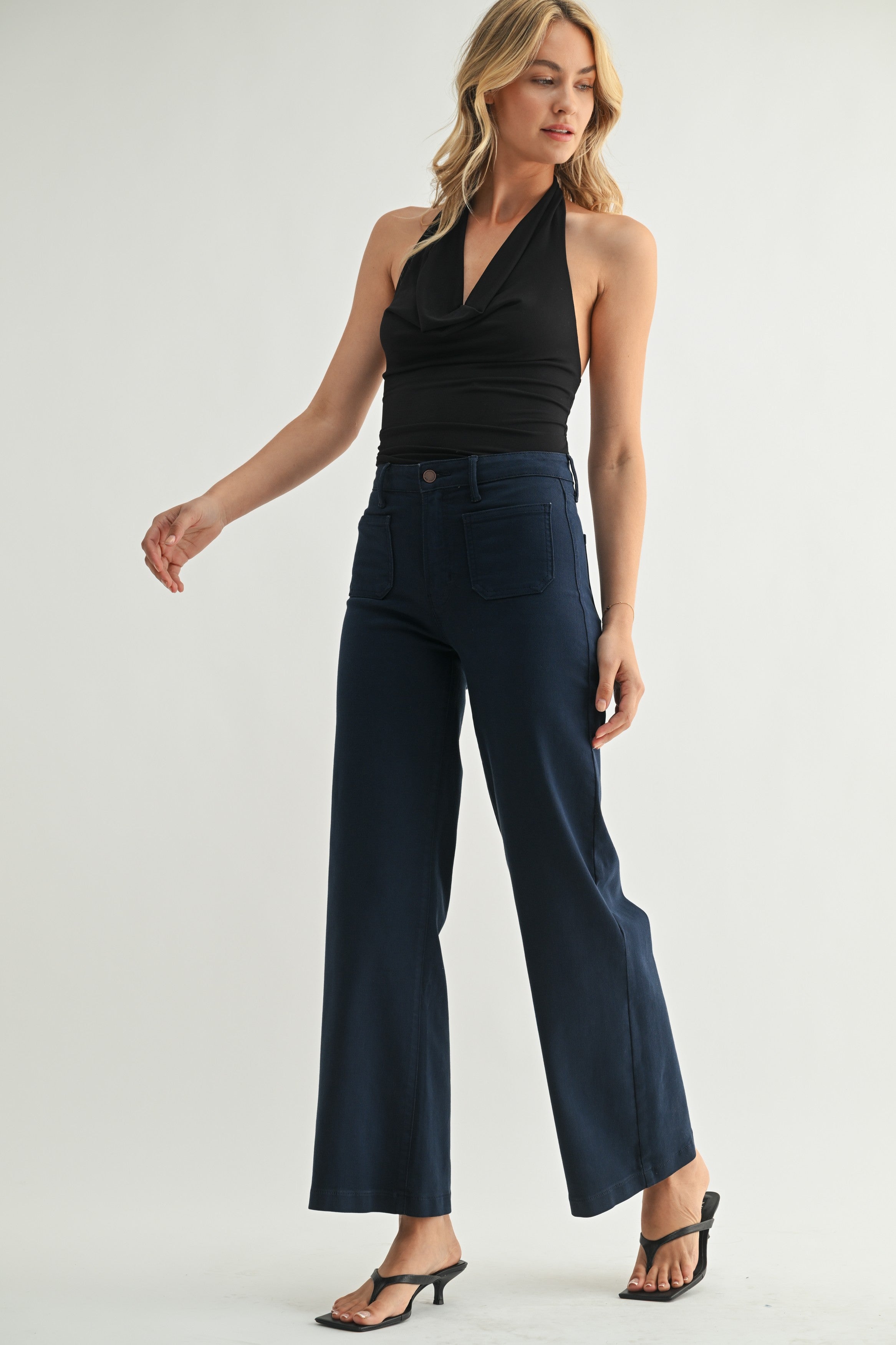Driftcut Mini Patch Pocket Wide Leg Jeans