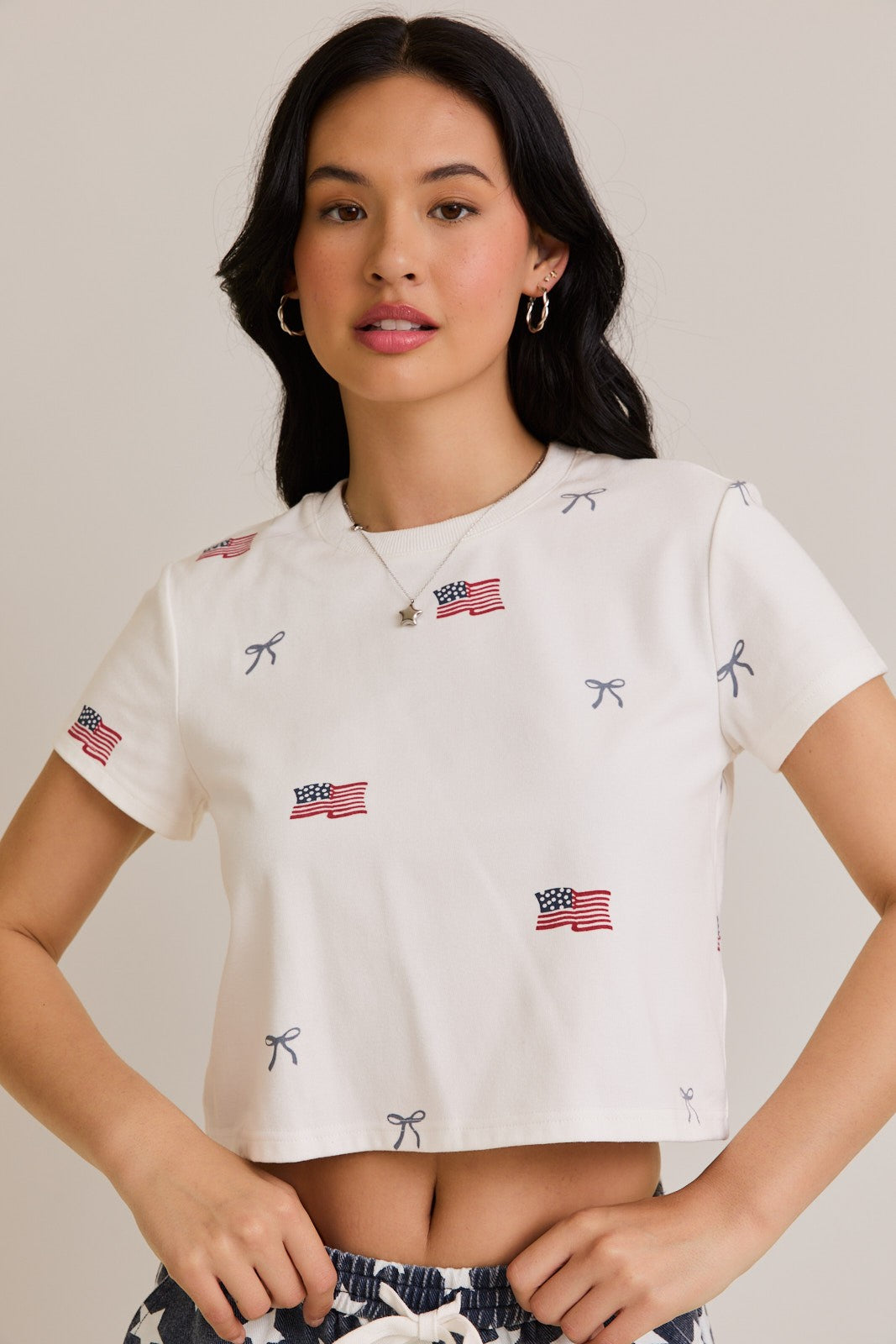 Stars, Stripes, & Bows Baby Tee