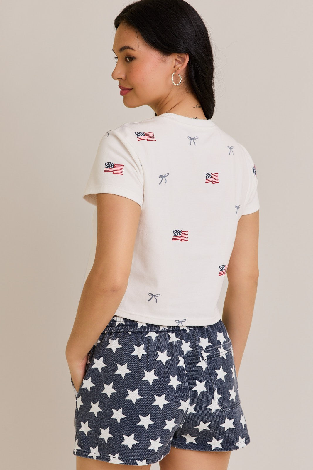 Stars, Stripes, & Bows Baby Tee