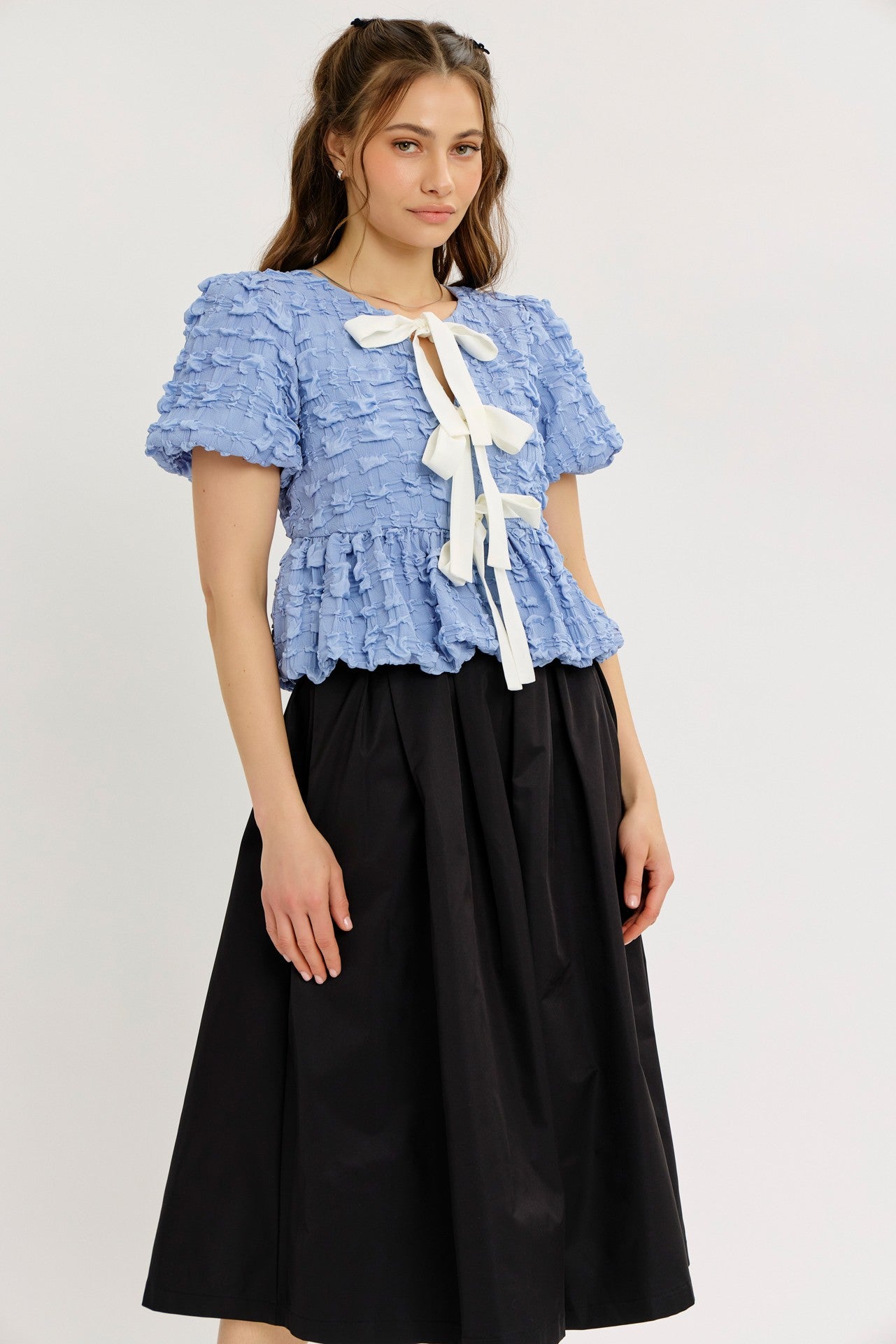 Raylee Bubble Babydoll Blouse