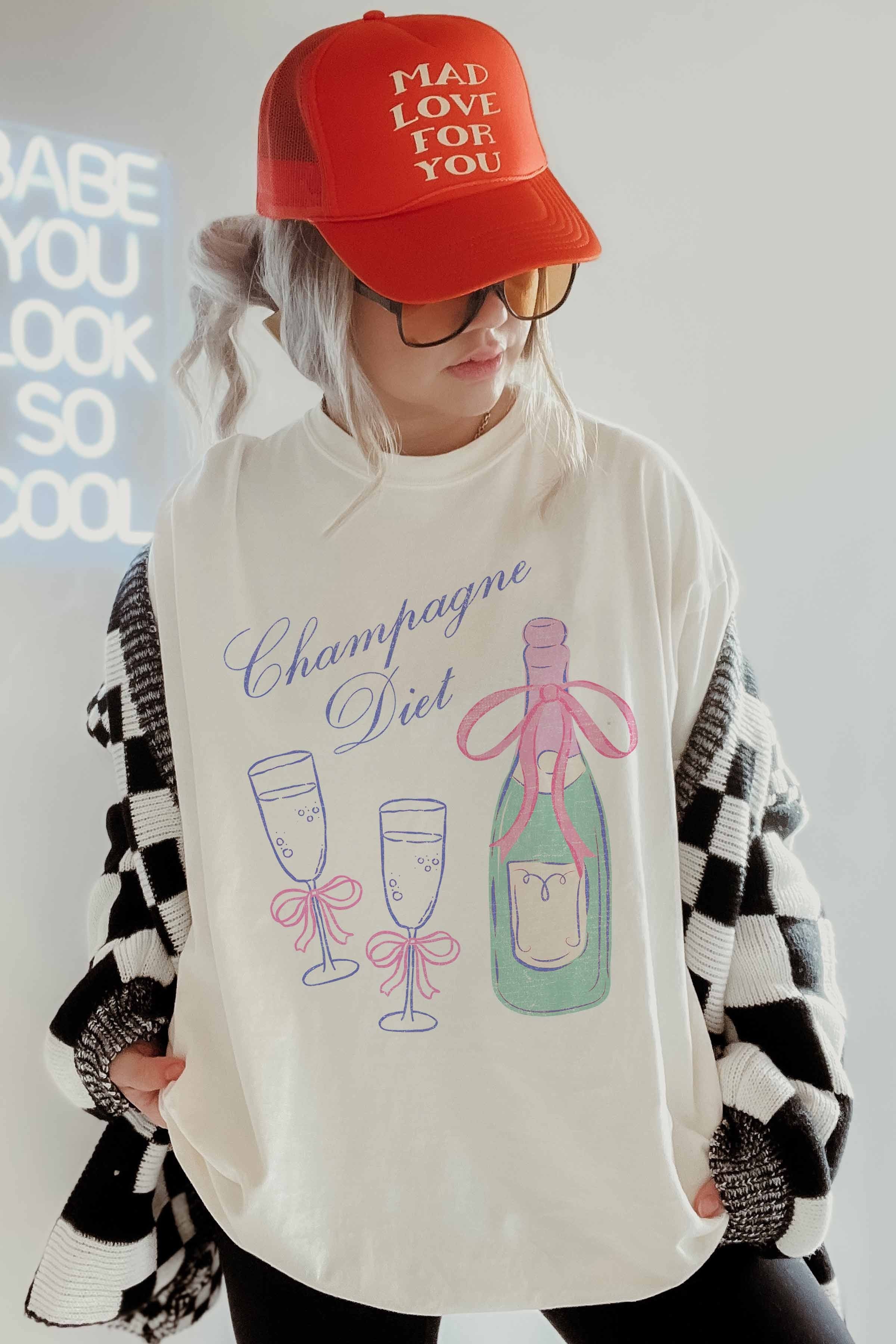Champagne Diet Graphic Tee
