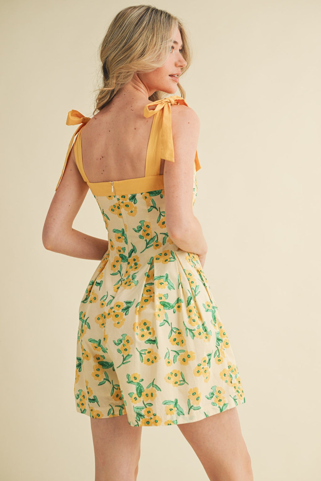 Painted Horizon Pleated Romper