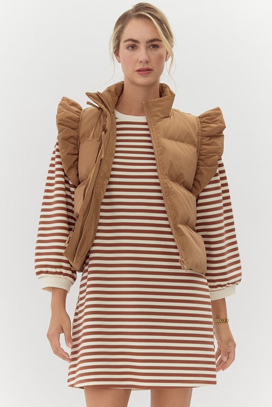 Thistleyn Front Bow Puffer Vest