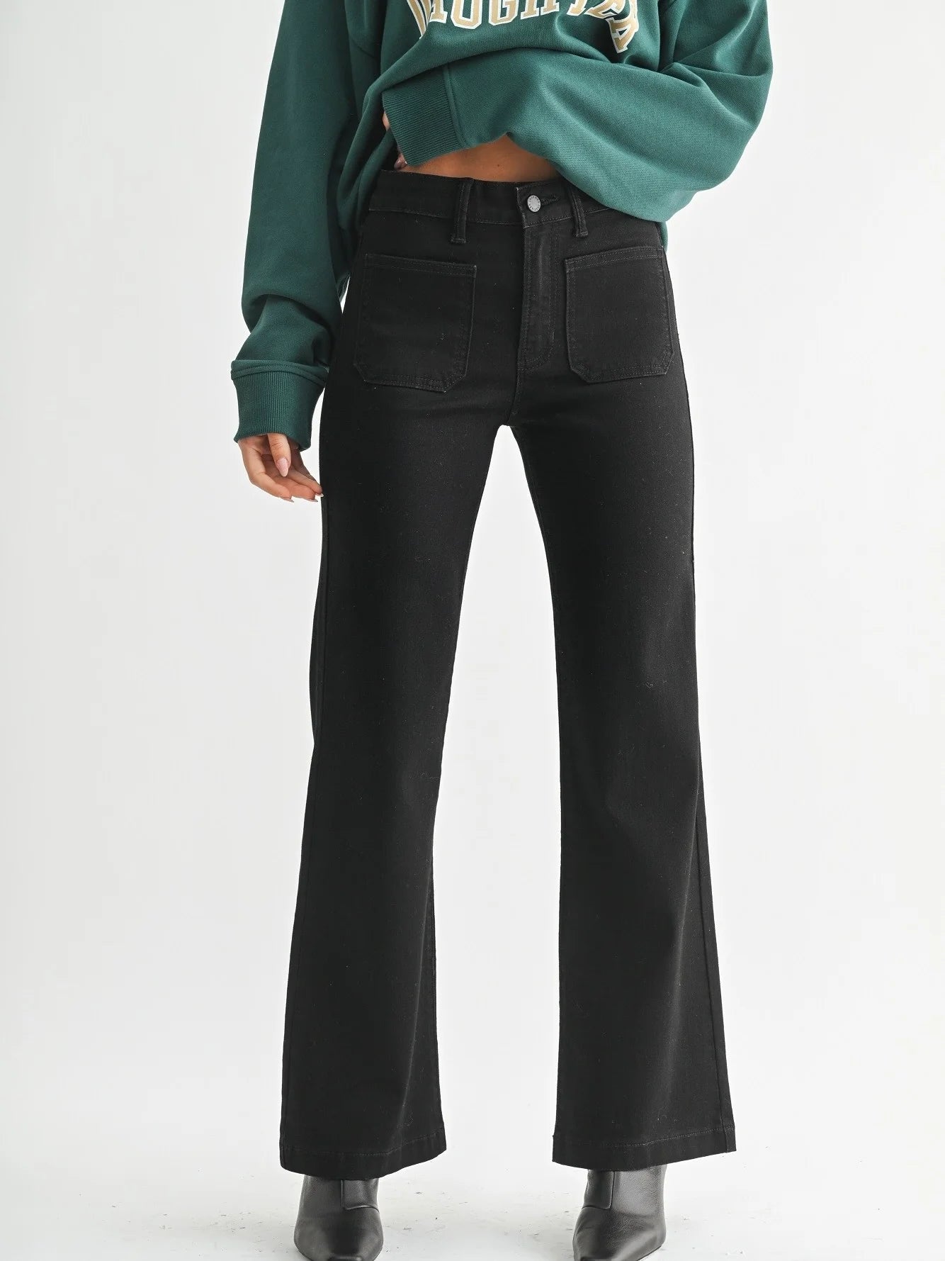 Driftcut Mini Patch Pocket Flare Jeans