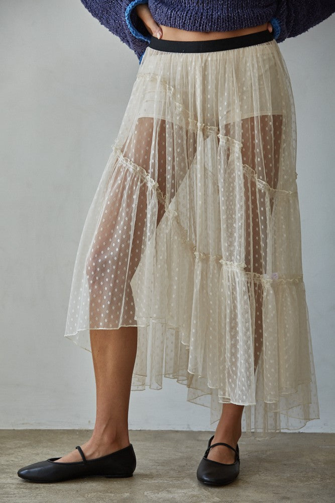 Chase The Night Lace Skirt