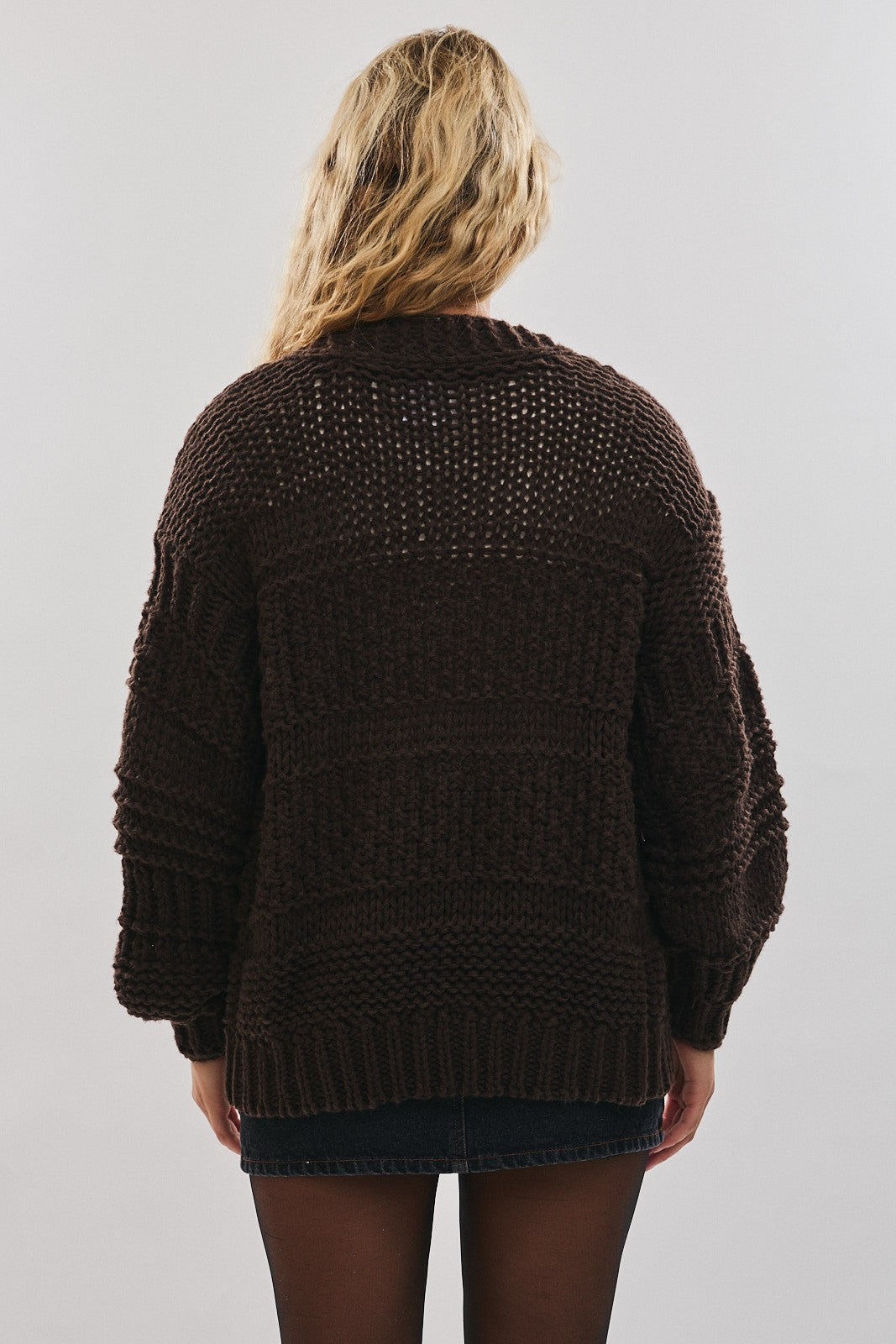 Skybound Oversized Chunky Knit Cardigan