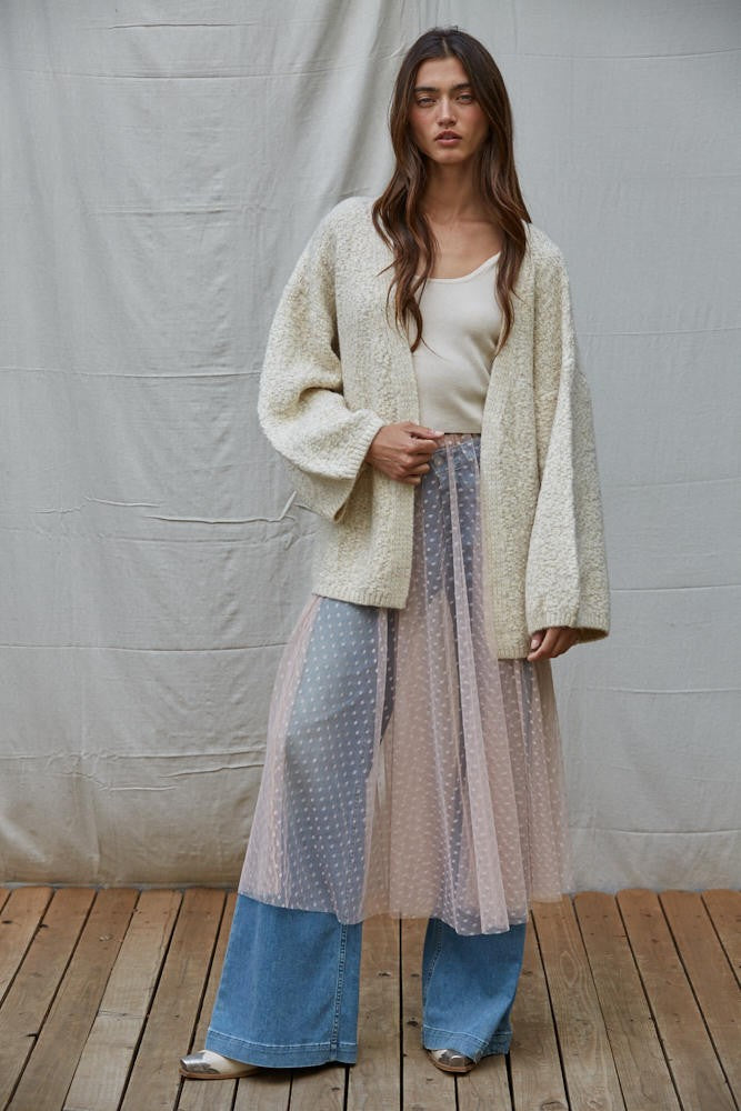 Evermore Sheer Mesh Skirt