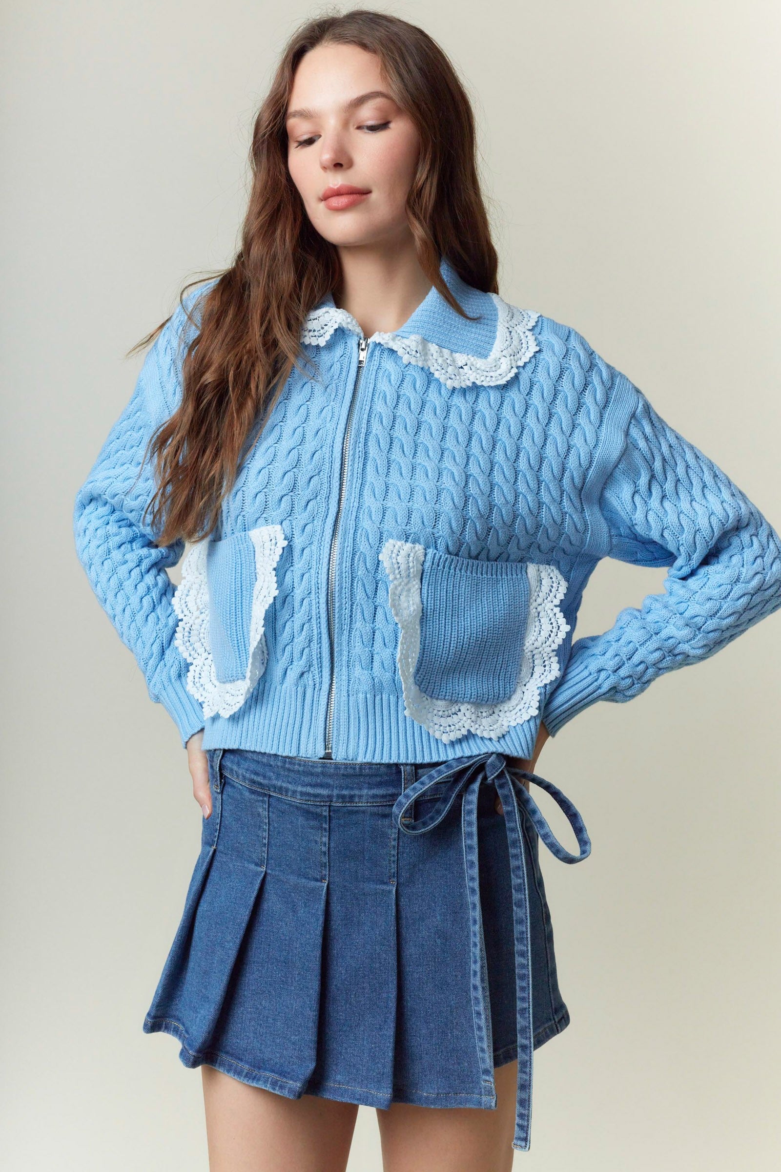Garden Gate Lace Knit Jacket