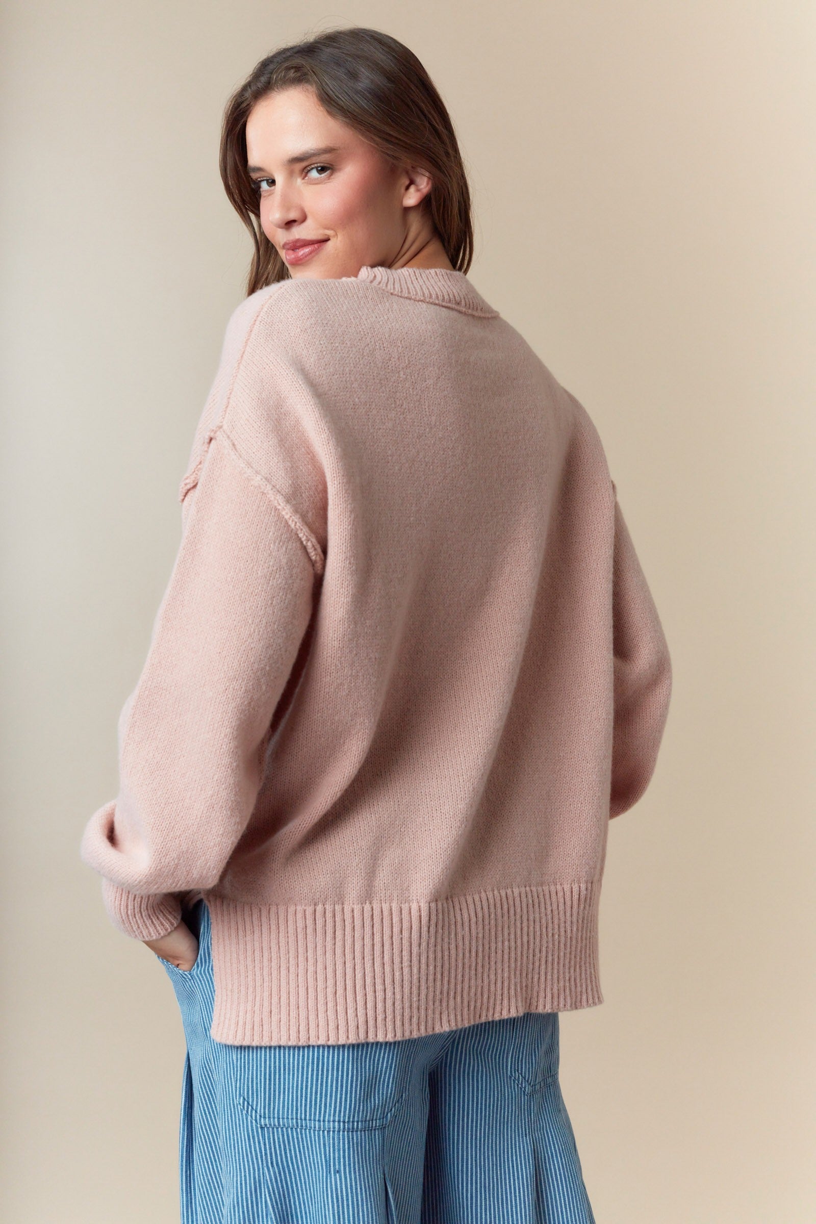Pumpkins & Lace Detailed Sweater
