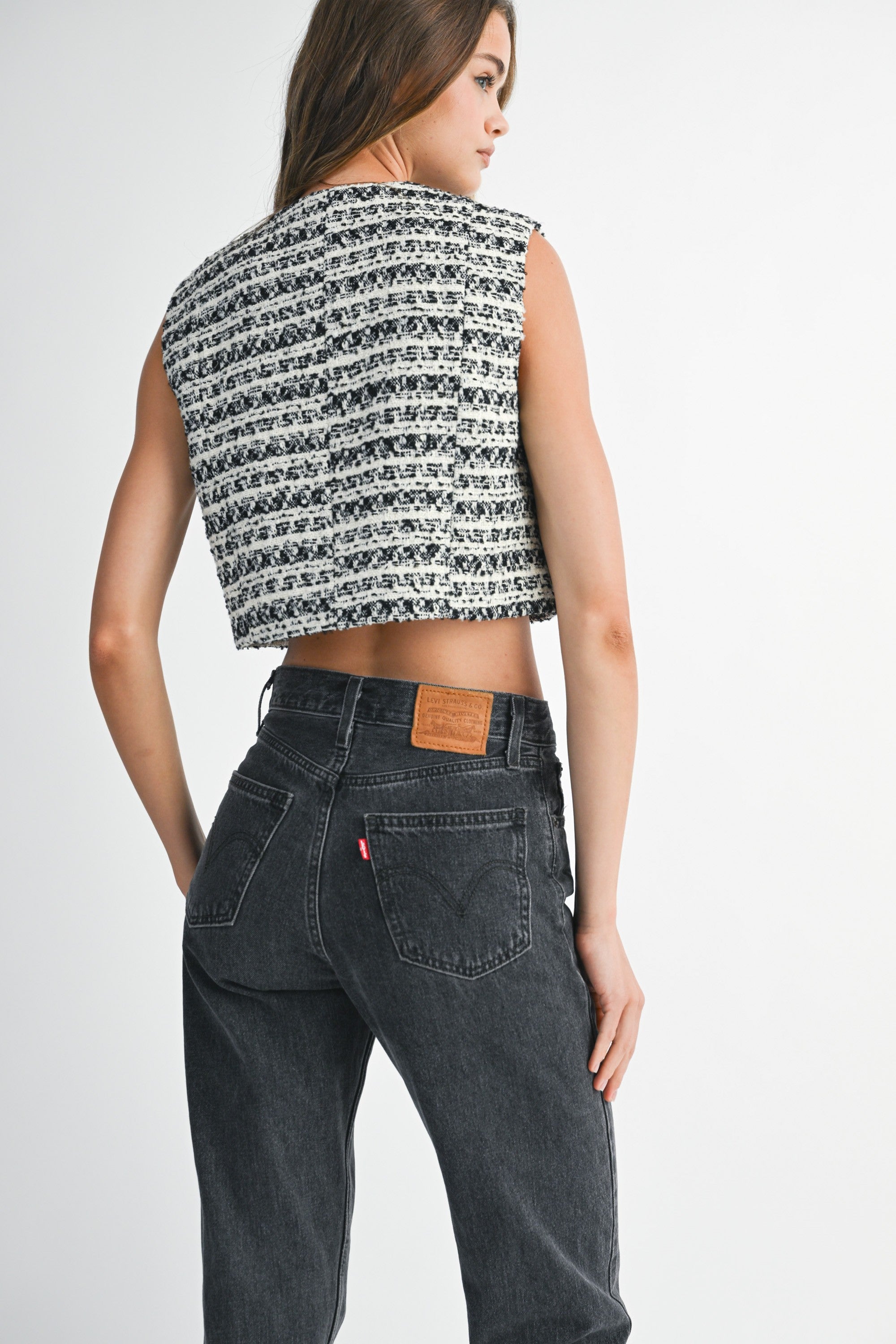Layer Up Tweed Vest