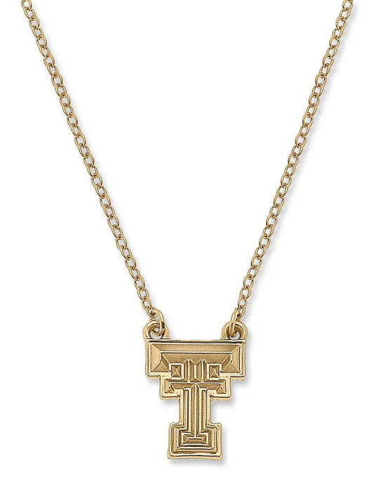 Texas Tech Raiders 24K Gold Plated Necklace