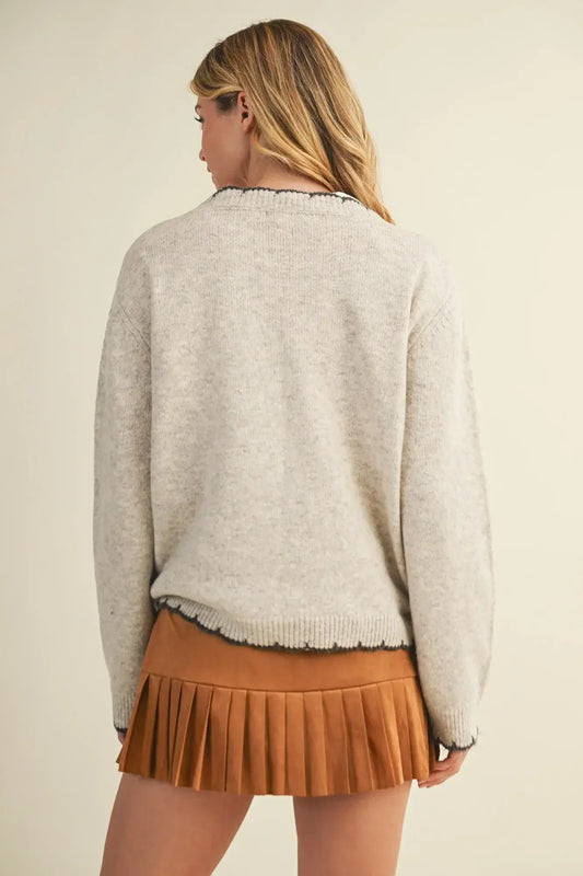 Cowboy Hat & Boots Graphic Sweater