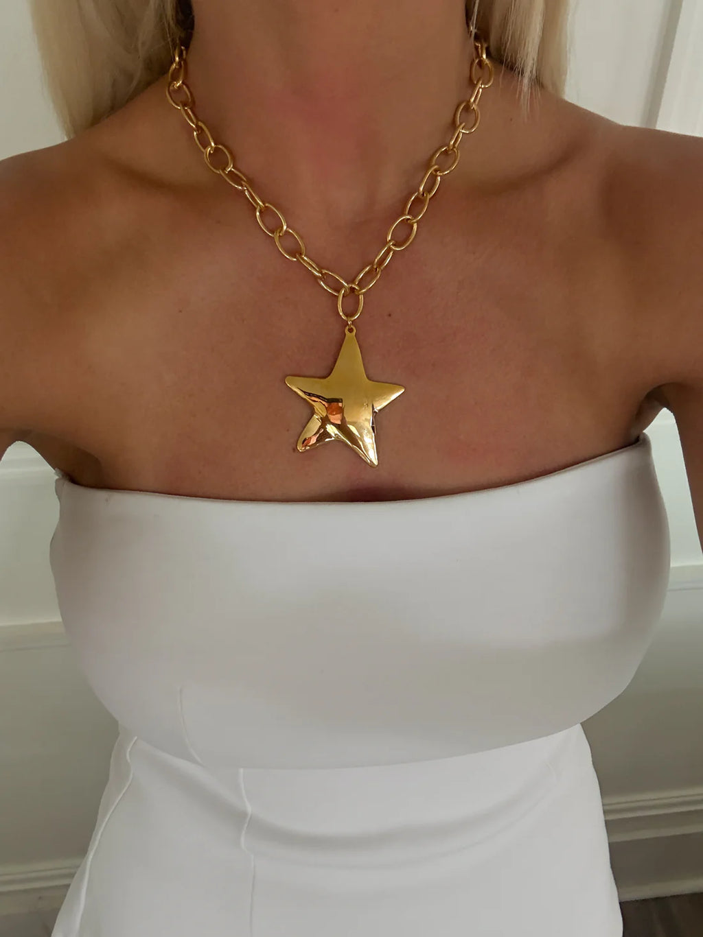 Chunky Star Necklace | Water Resistant - Chansutt Pearls