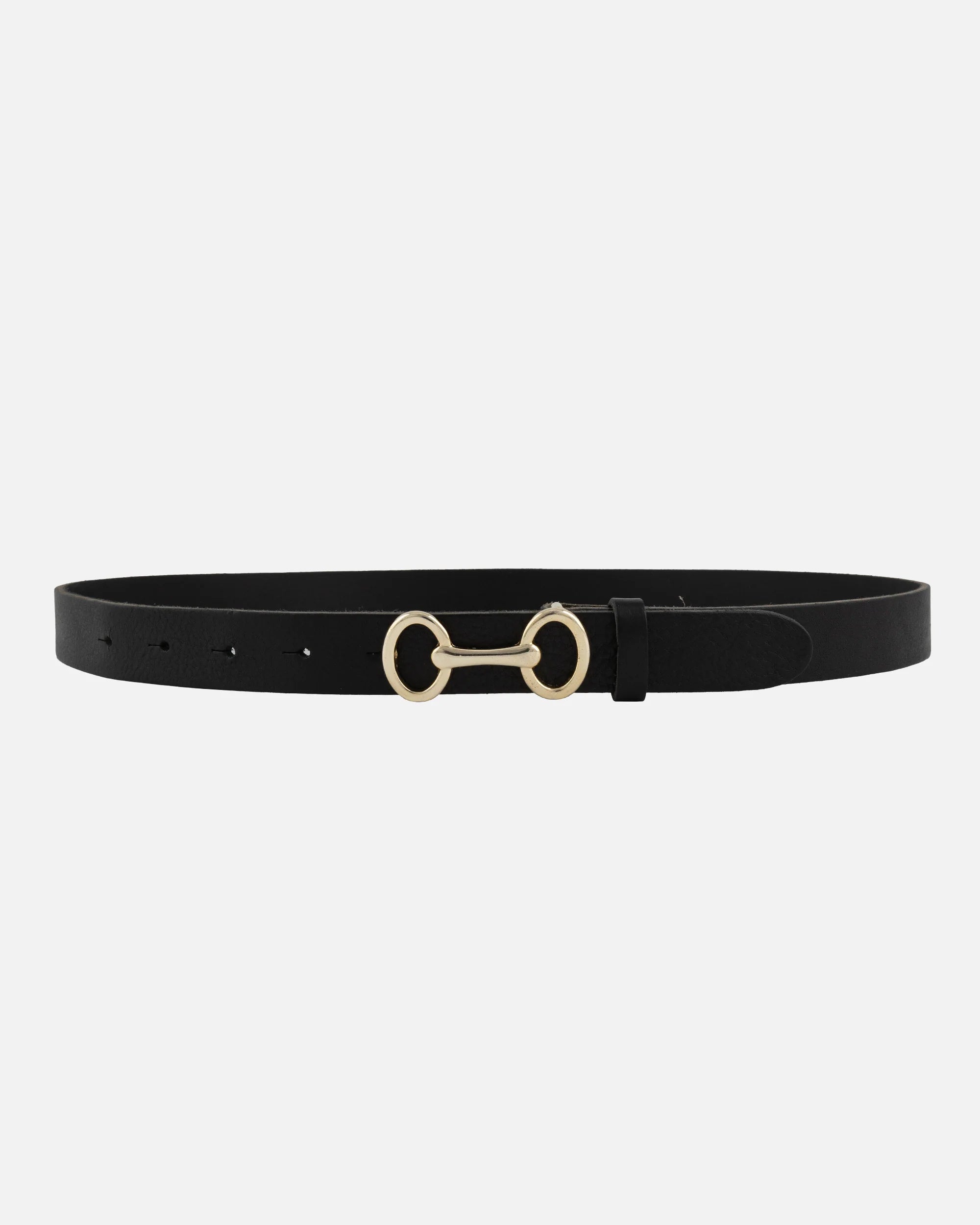 Carel Horse-Bit Leather Belt