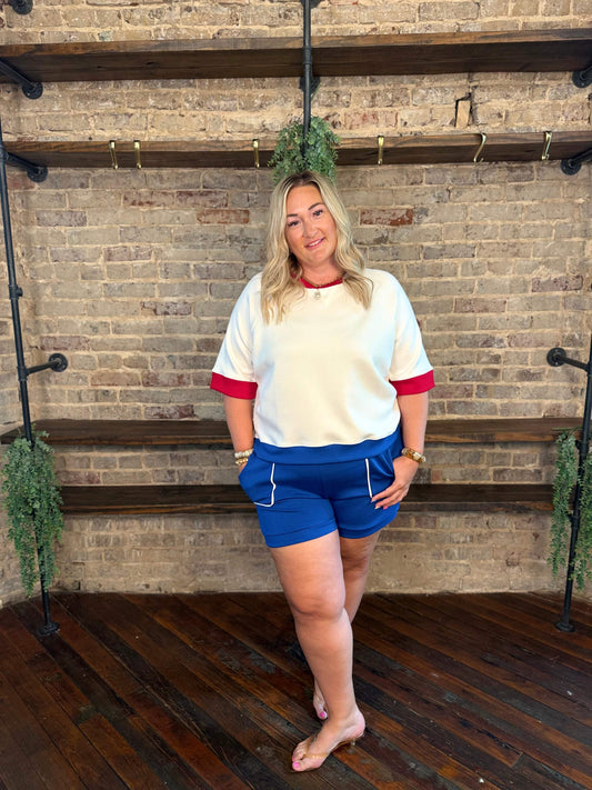 PLUS SIZE | Effortless Elegance Lounge Shorts