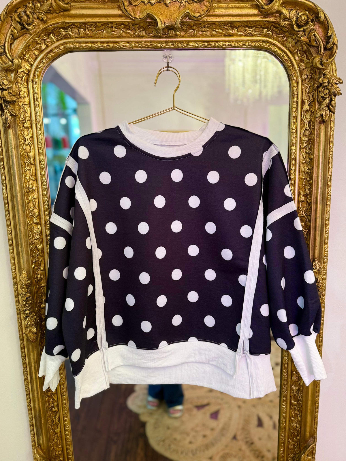 Dot to Dot Breezy Slit Pullover