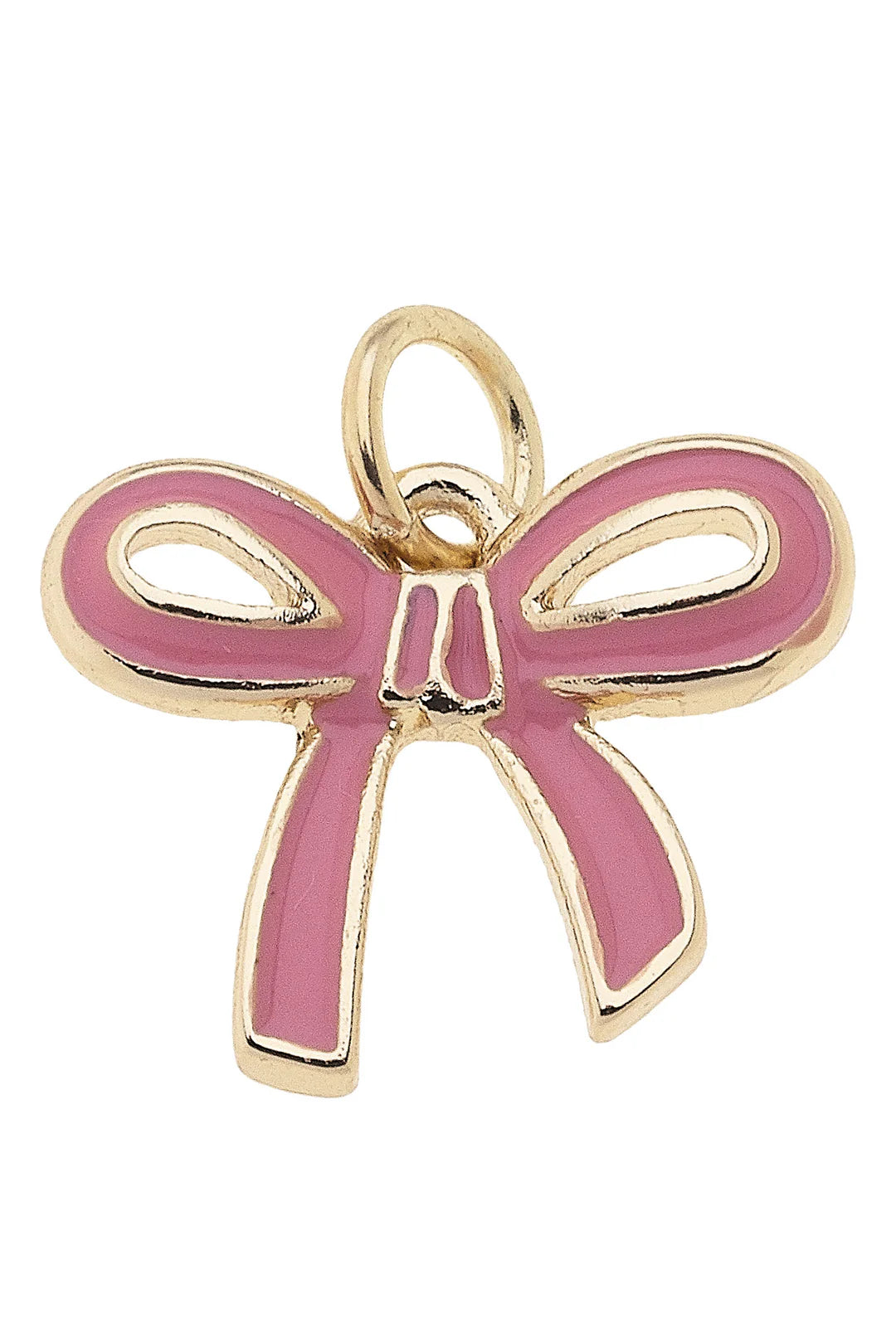 18K Gold-Plated Bow Charm