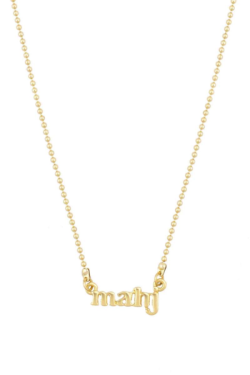 Roll the Tiles Mahj Ball Chain Necklace