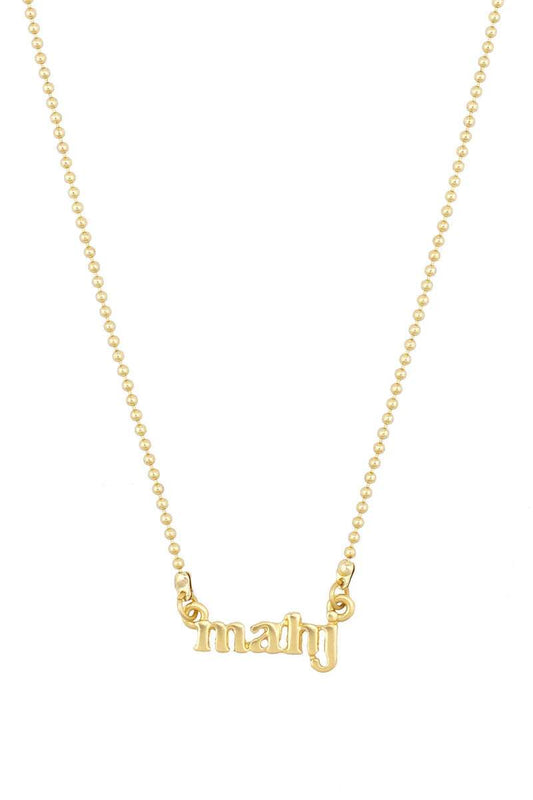 Roll the Tiles Mahj Ball Chain Necklace