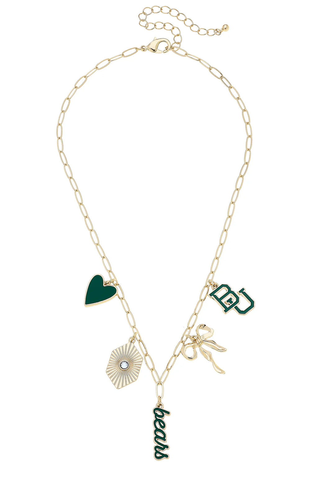 College Paper Clip Charm Collector Necklace