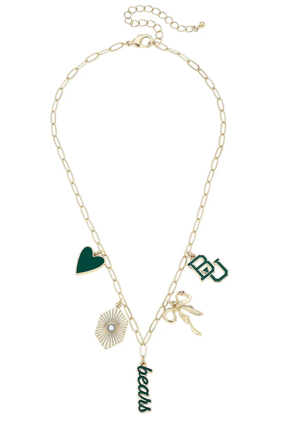 College Paper Clip Charm Collector Necklace