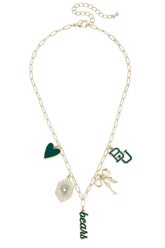 College Paper Clip Charm Collector Necklace