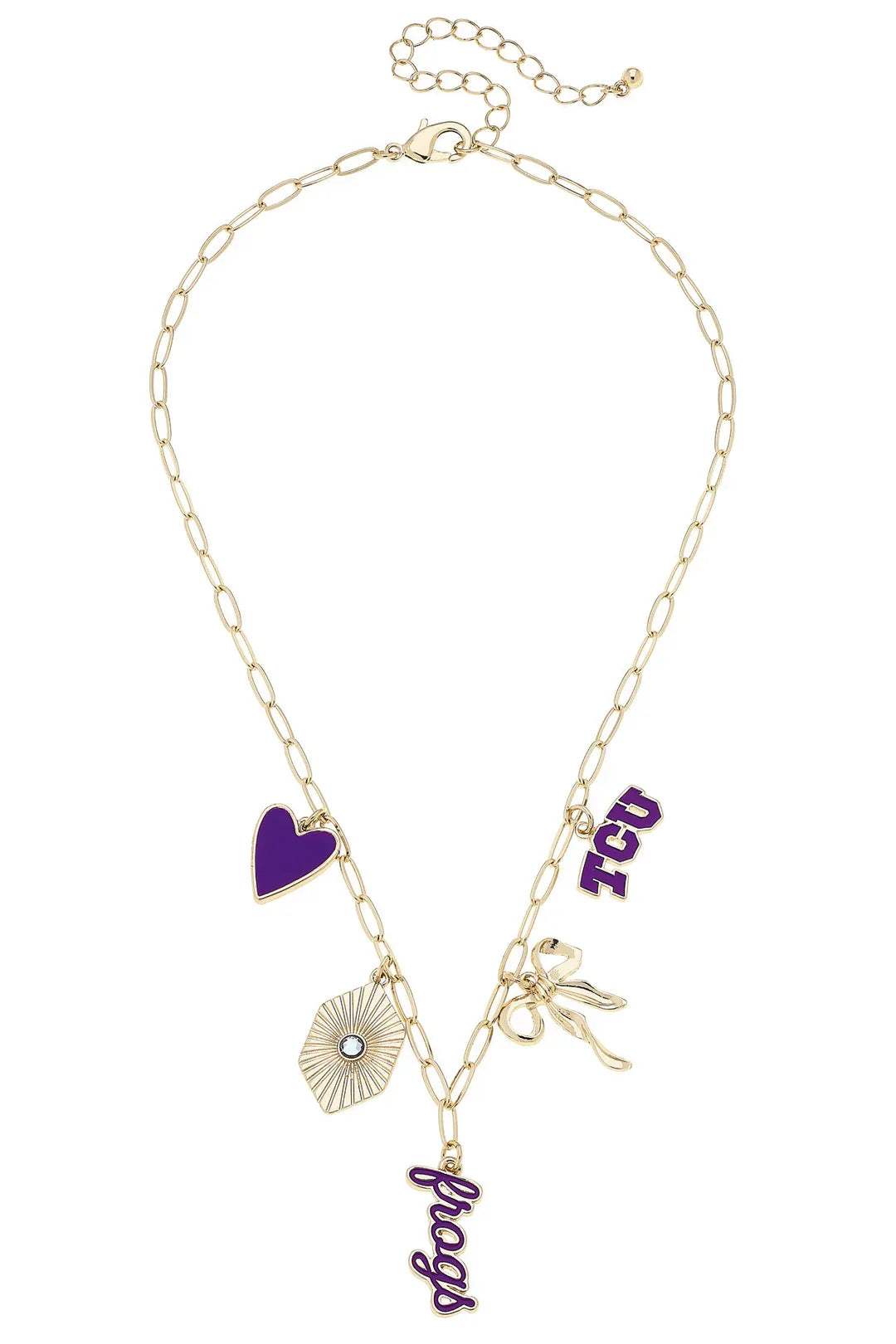 College Paper Clip Charm Collector Necklace