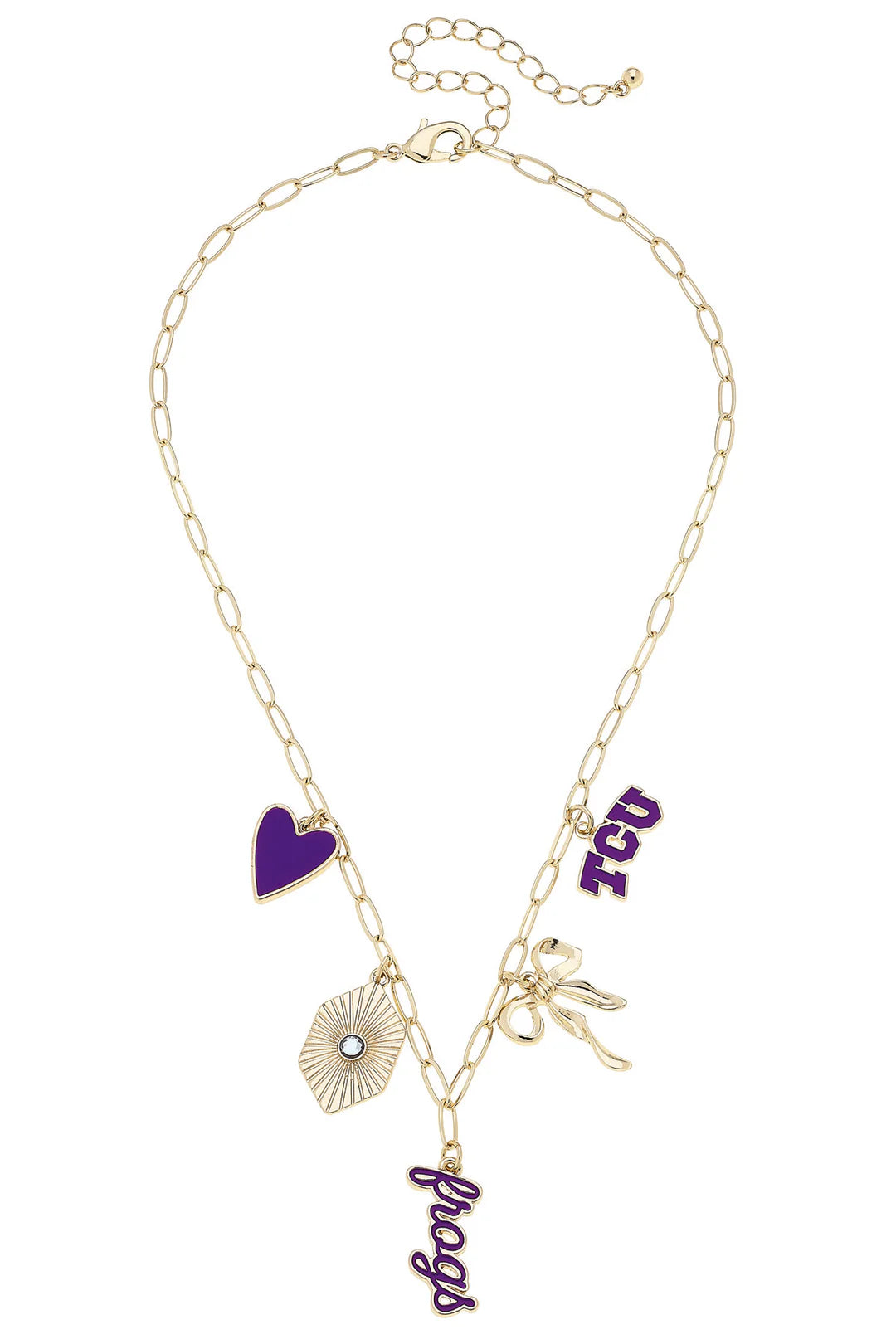 College Paper Clip Charm Collector Necklace