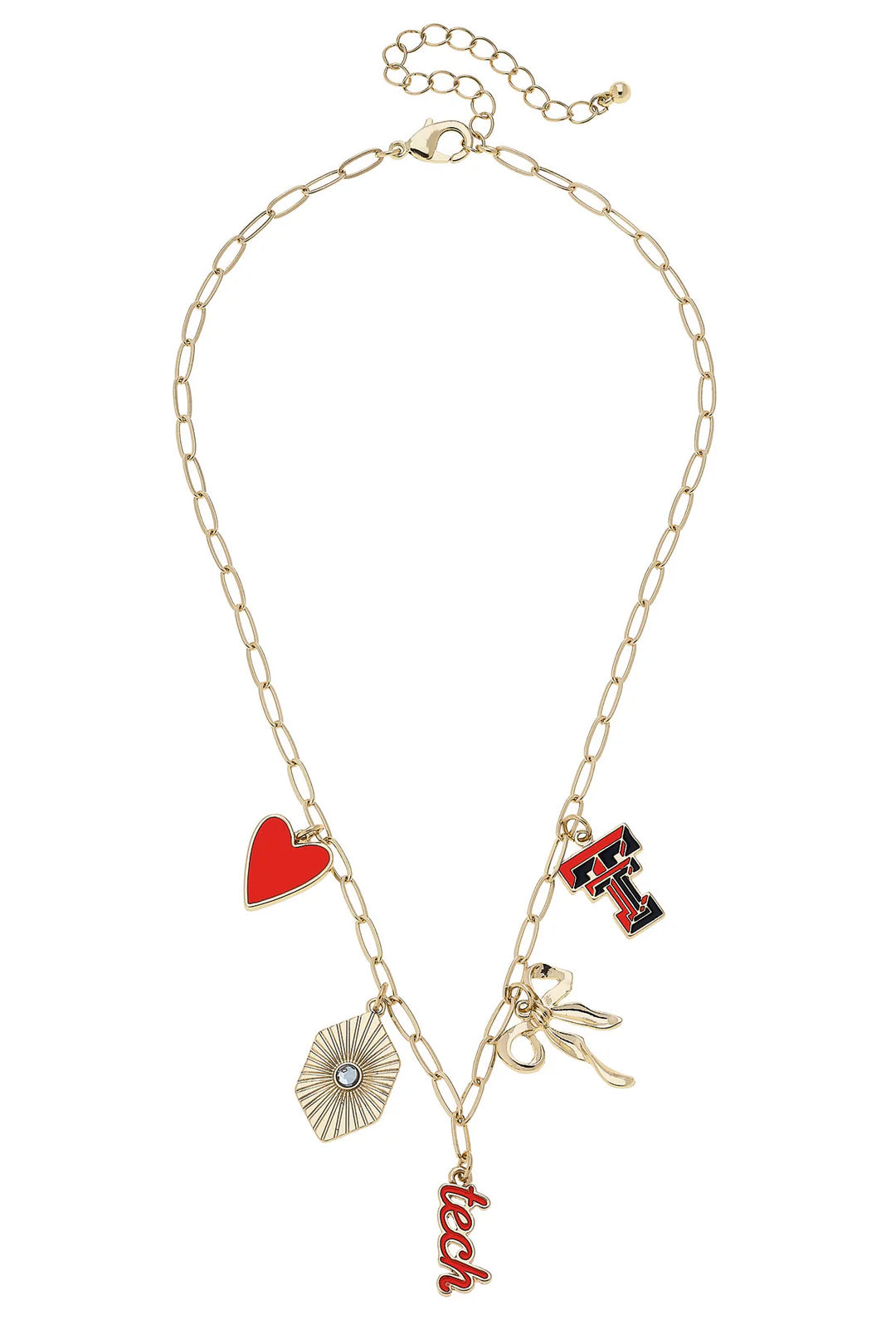 College Paper Clip Charm Collector Necklace