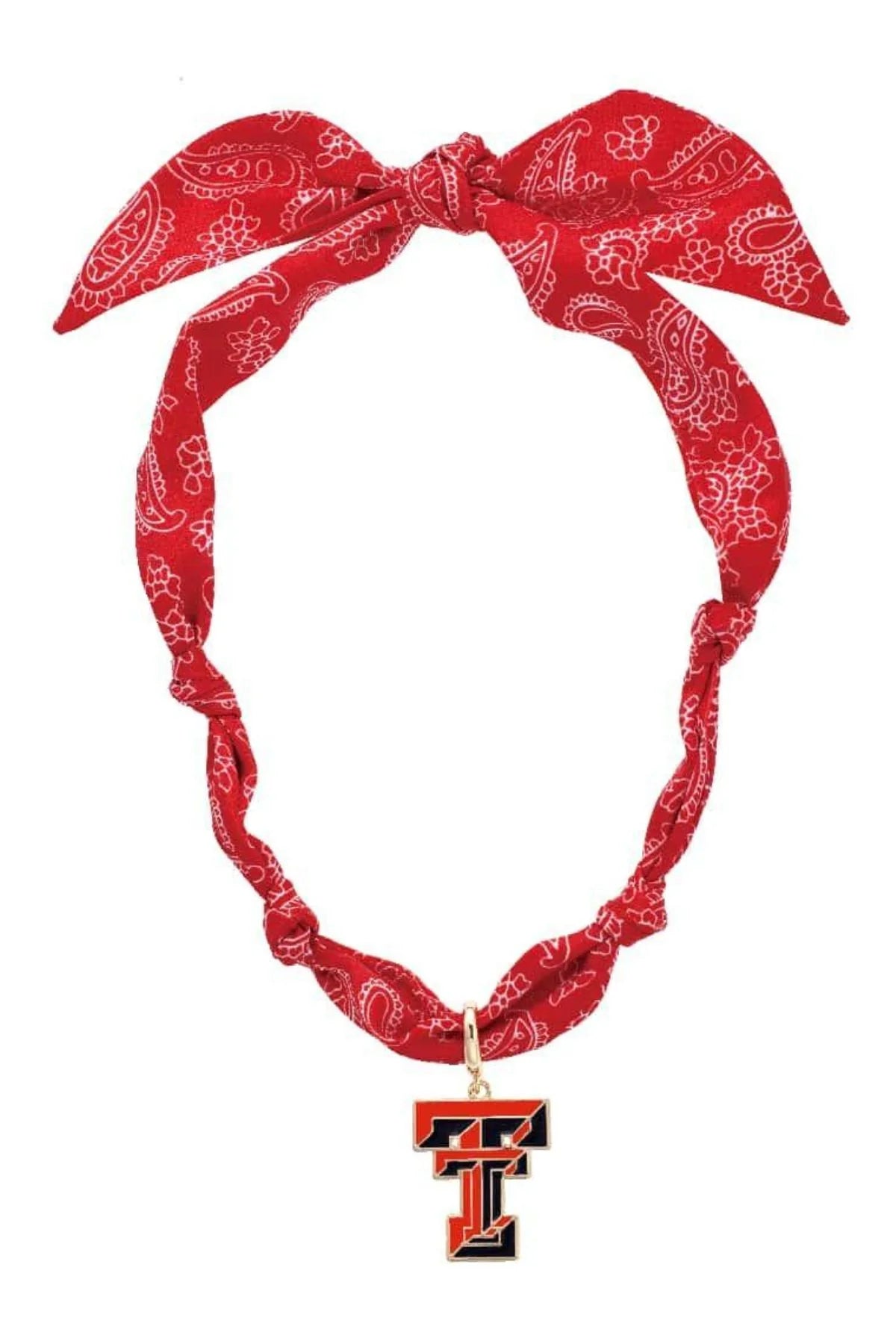 College Logo Bandana Scarf Necklace