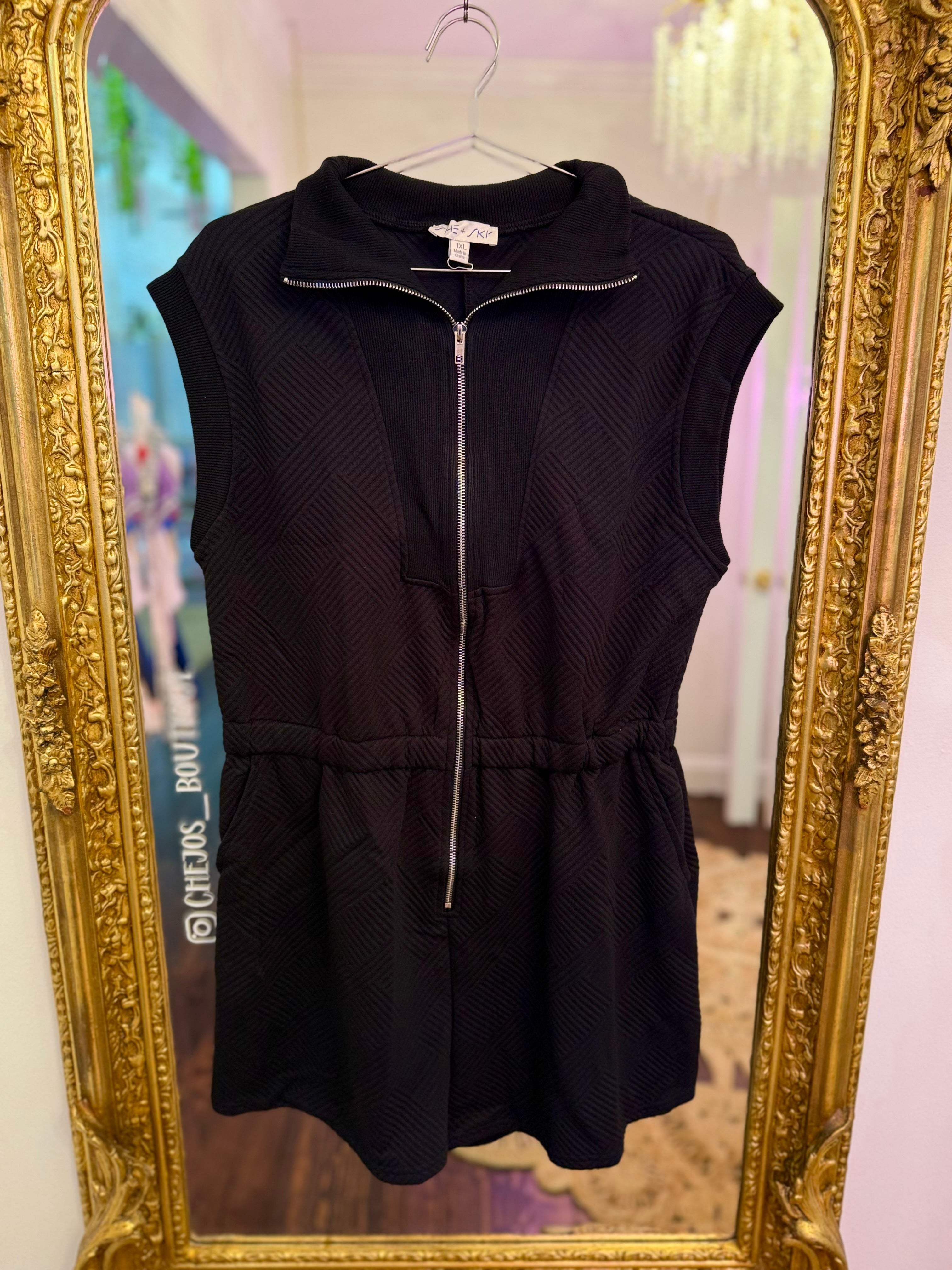 Stevie Zip-Up Romper | PLUS SIZE AVAILABLE