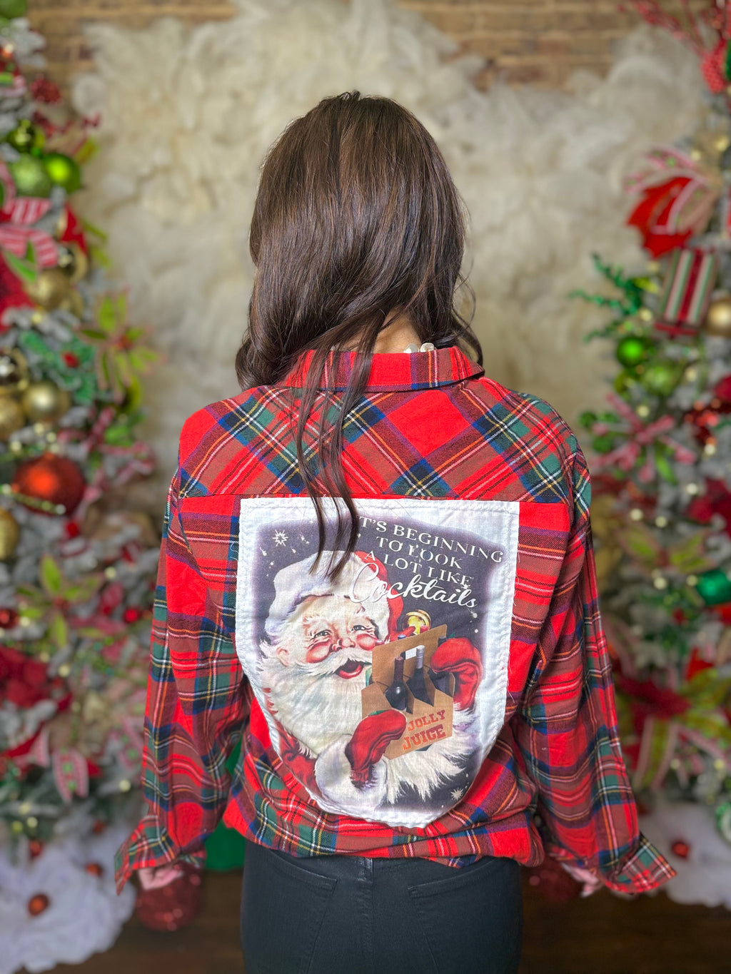 Jolly Juice Plaid Flannel | PLUS SIZE AVAILABLE