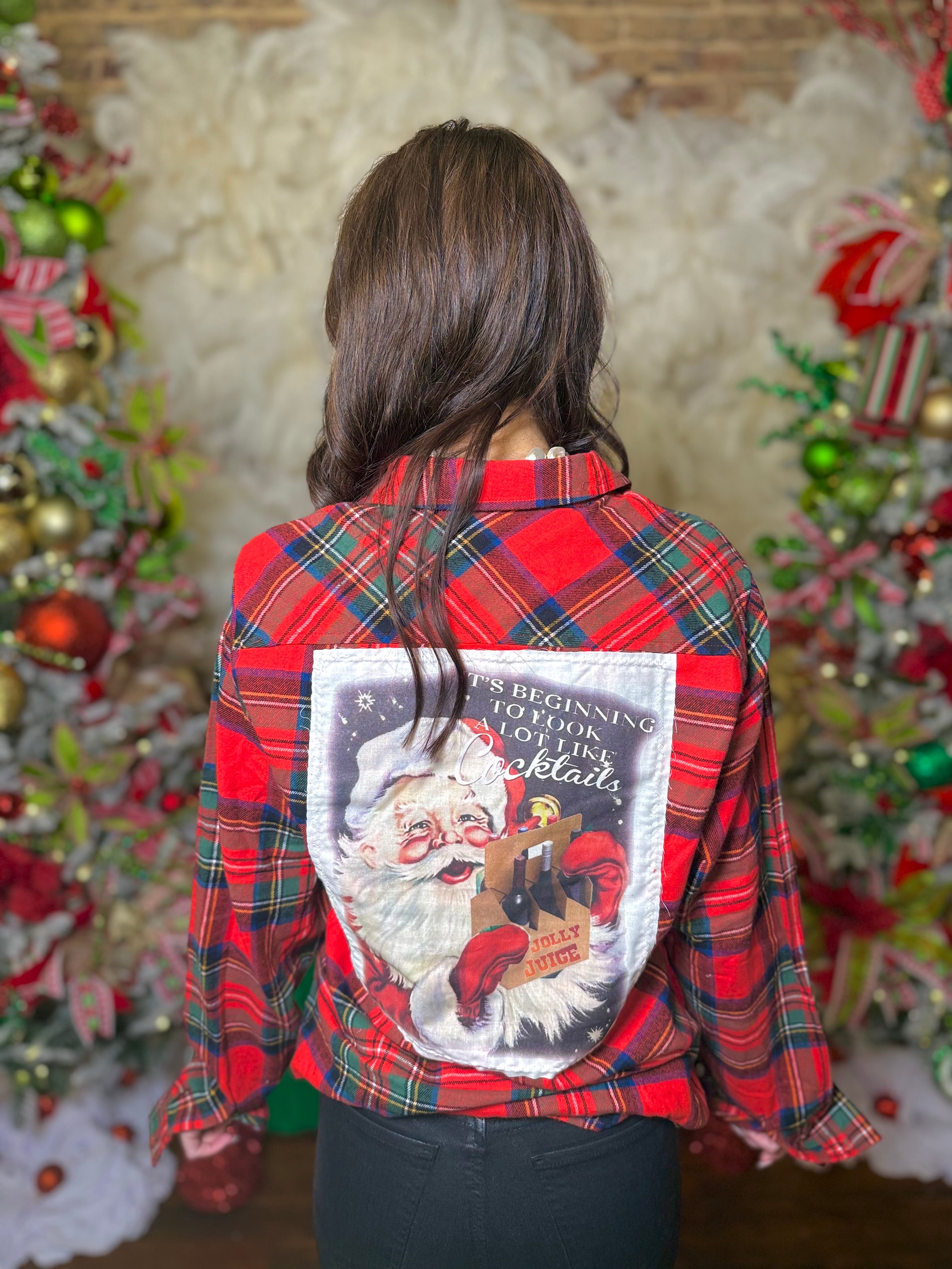 Jolly Juice Plaid Flannel | PLUS SIZE AVAILABLE