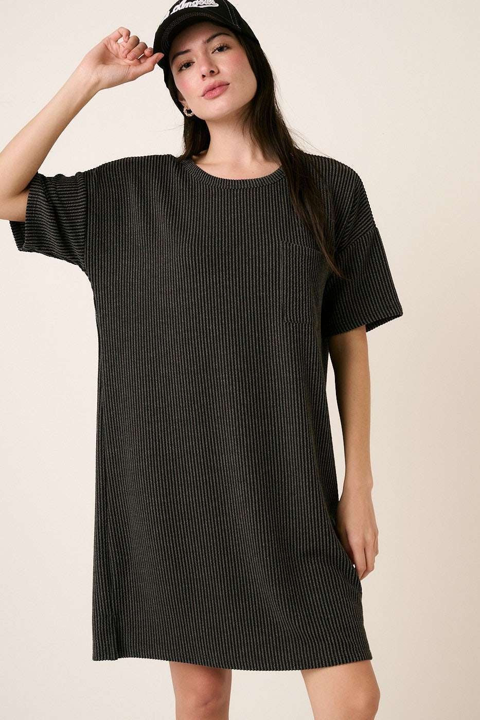 Clara Rib Knit Midi Dress