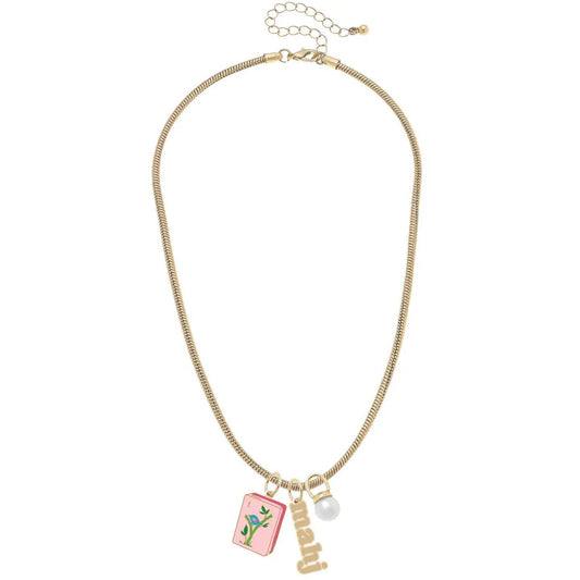 Mahjong Charm Necklace