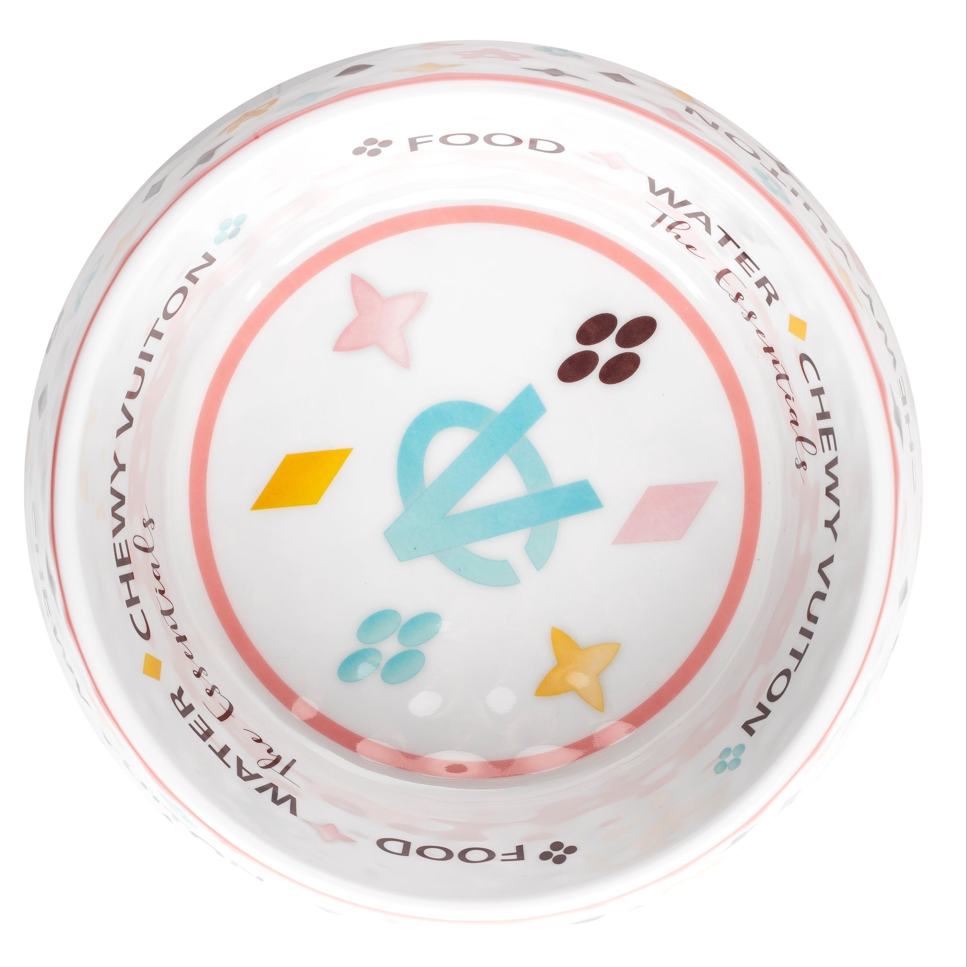 Chewy Vuiton Dog Bowl | 3 Sizes