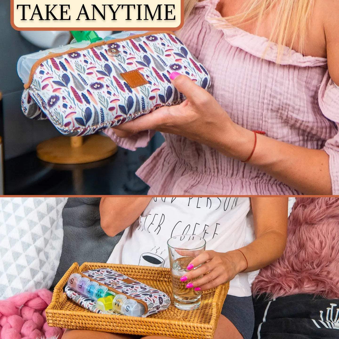 7-Day Pill Organizer Case