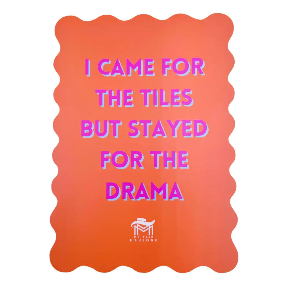 Game Night Mahjong Shuffle Card