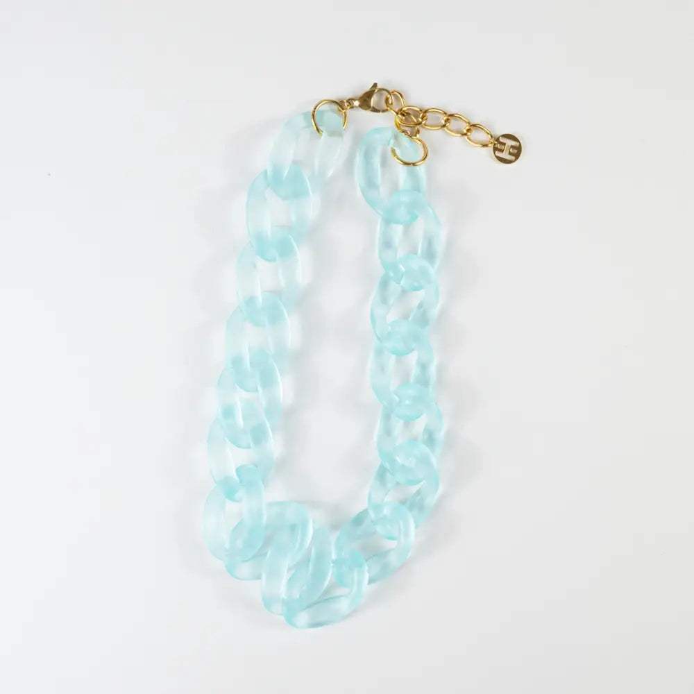 Light Weight Acrylic Chain Link Necklace