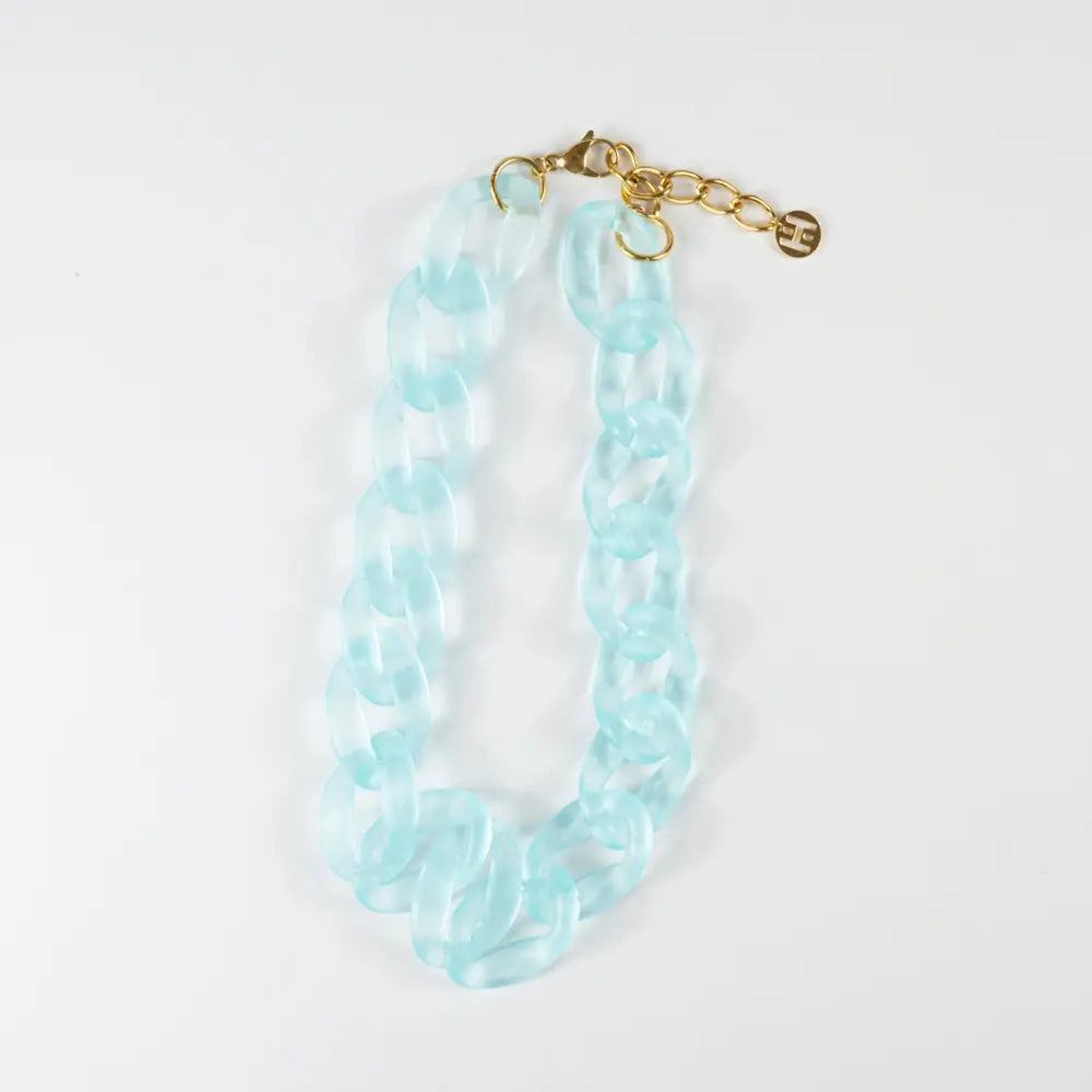Light Weight Acrylic Chain Link Necklace