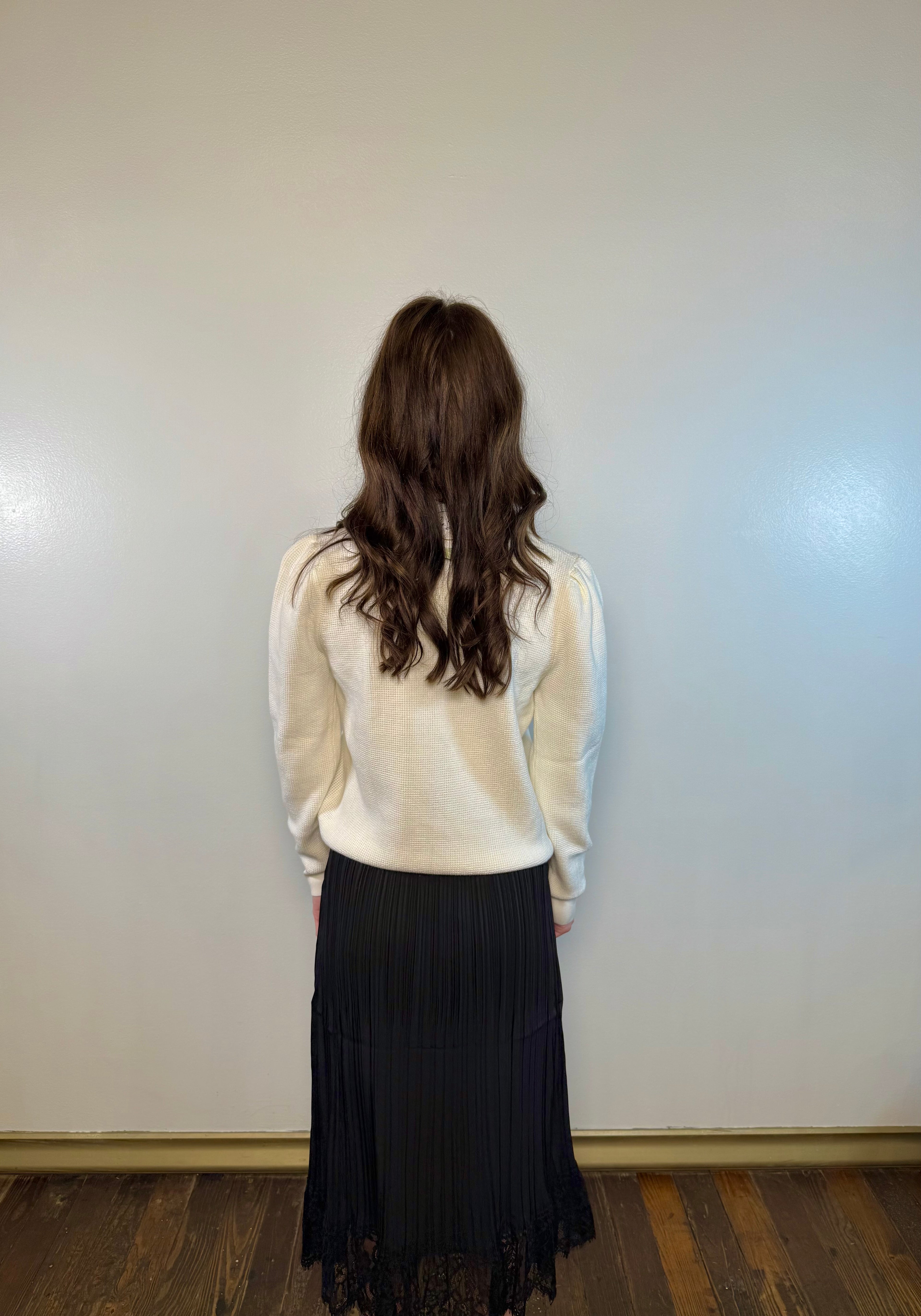 Pearls & Bows Knit Cardigan