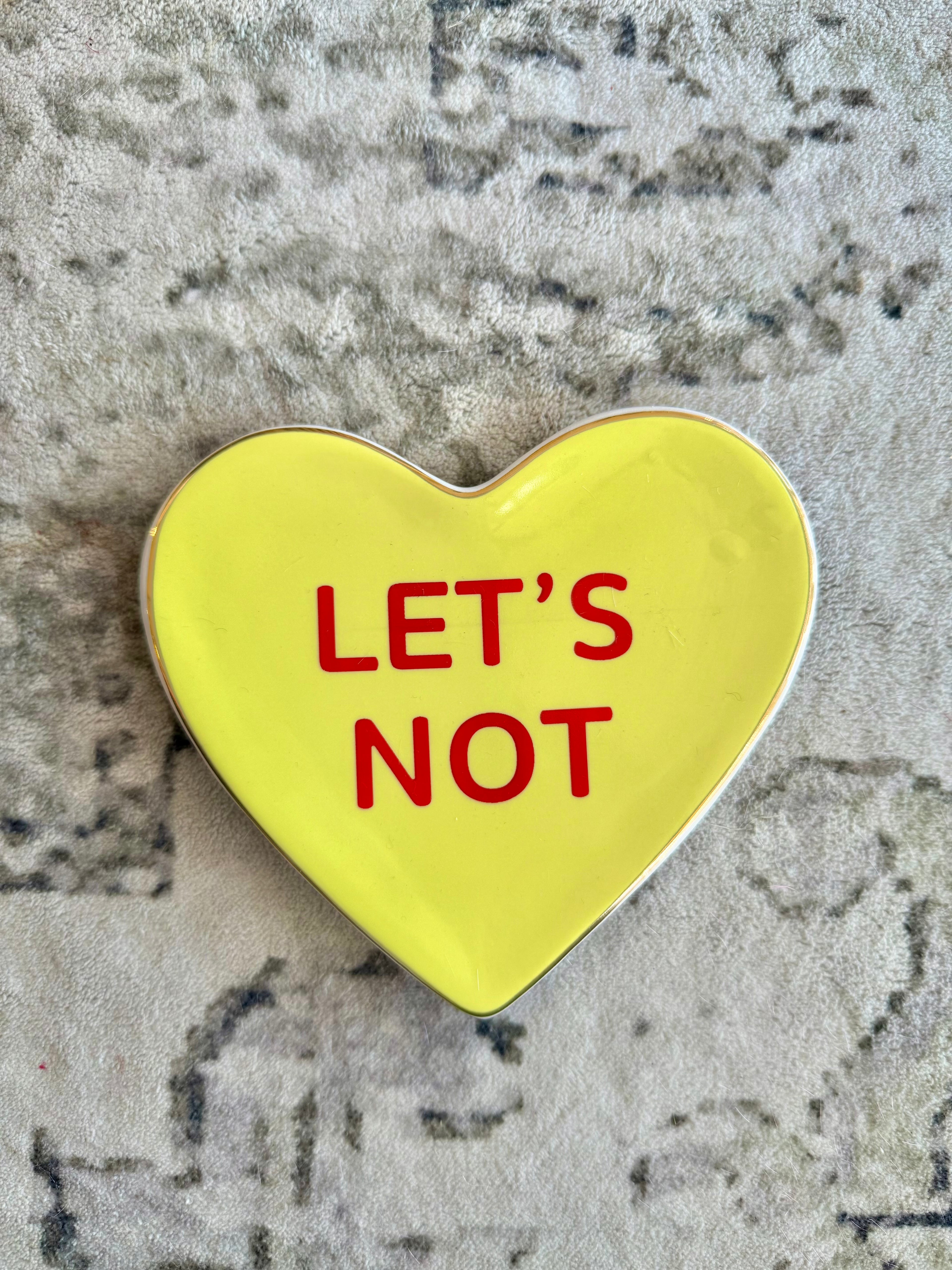 Conversation Heart Trinket Trays | 1 Tray