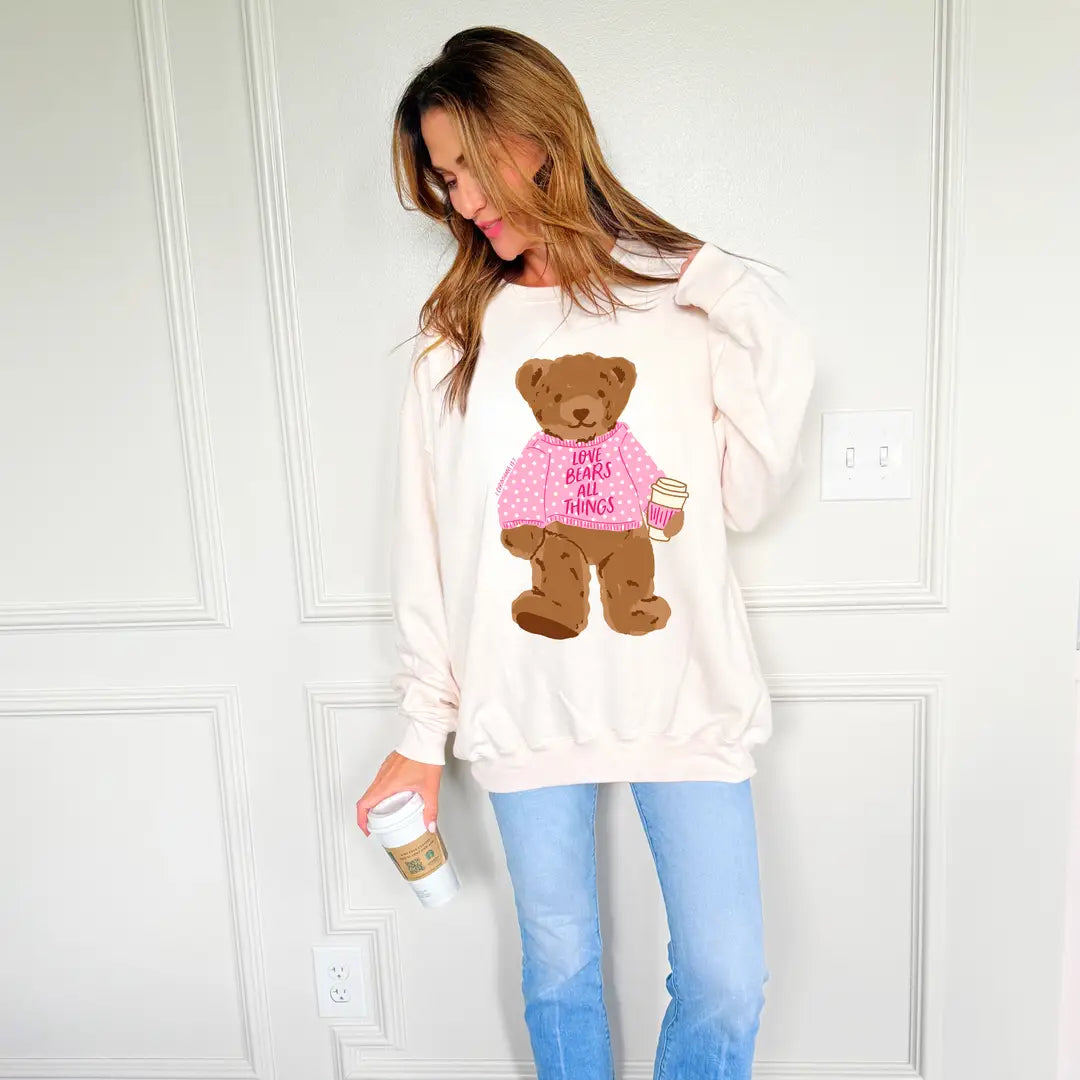 A "Beary" Cute Sweatshirt | PLUS SIZE AVAILABLE