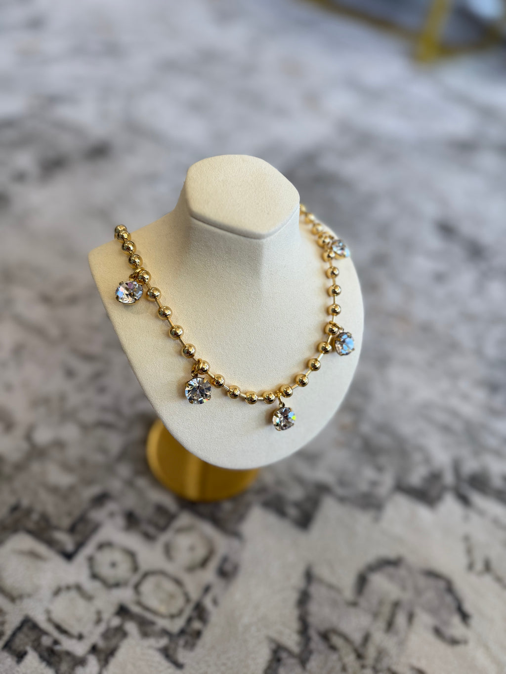 Luna Veil Rhinestone Necklace