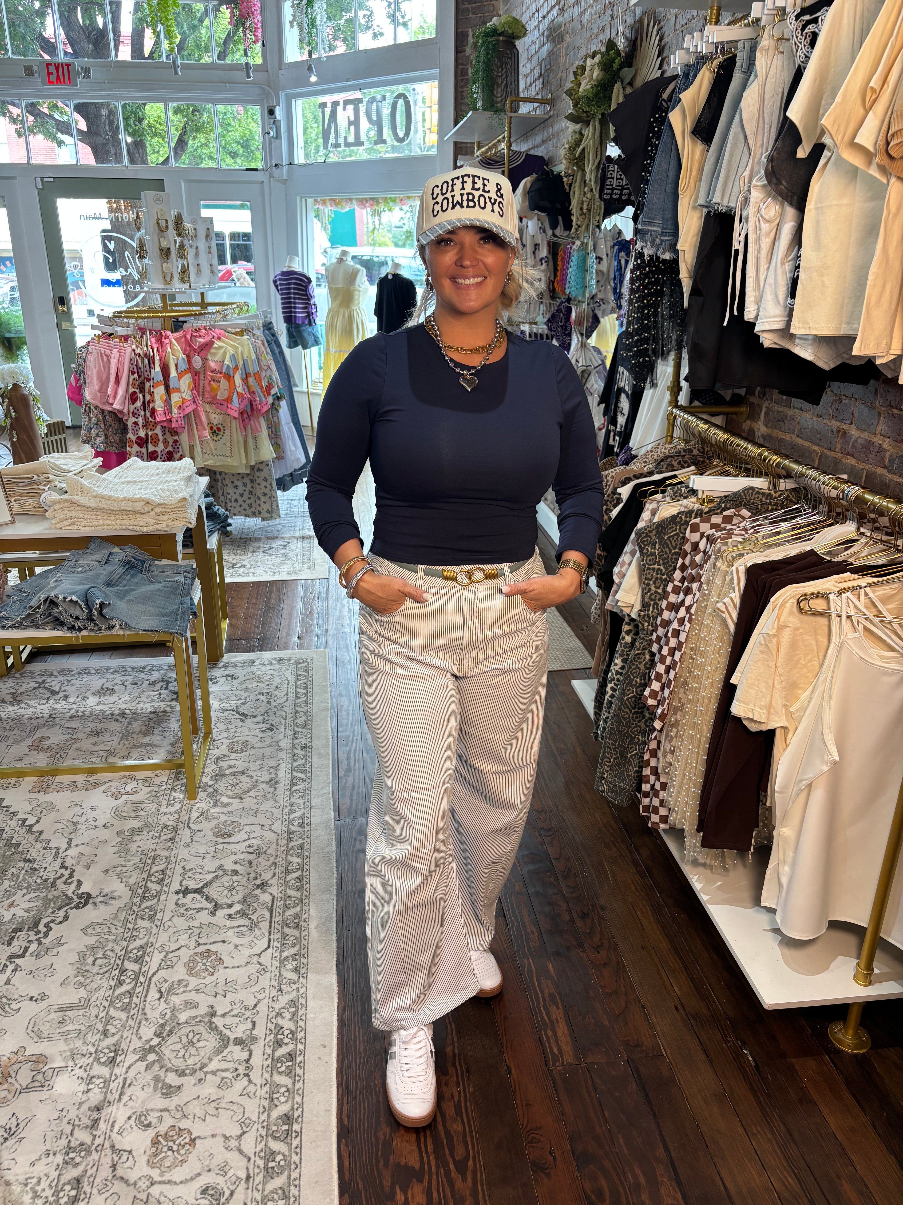 Rhyne Solid Long Sleeve Top