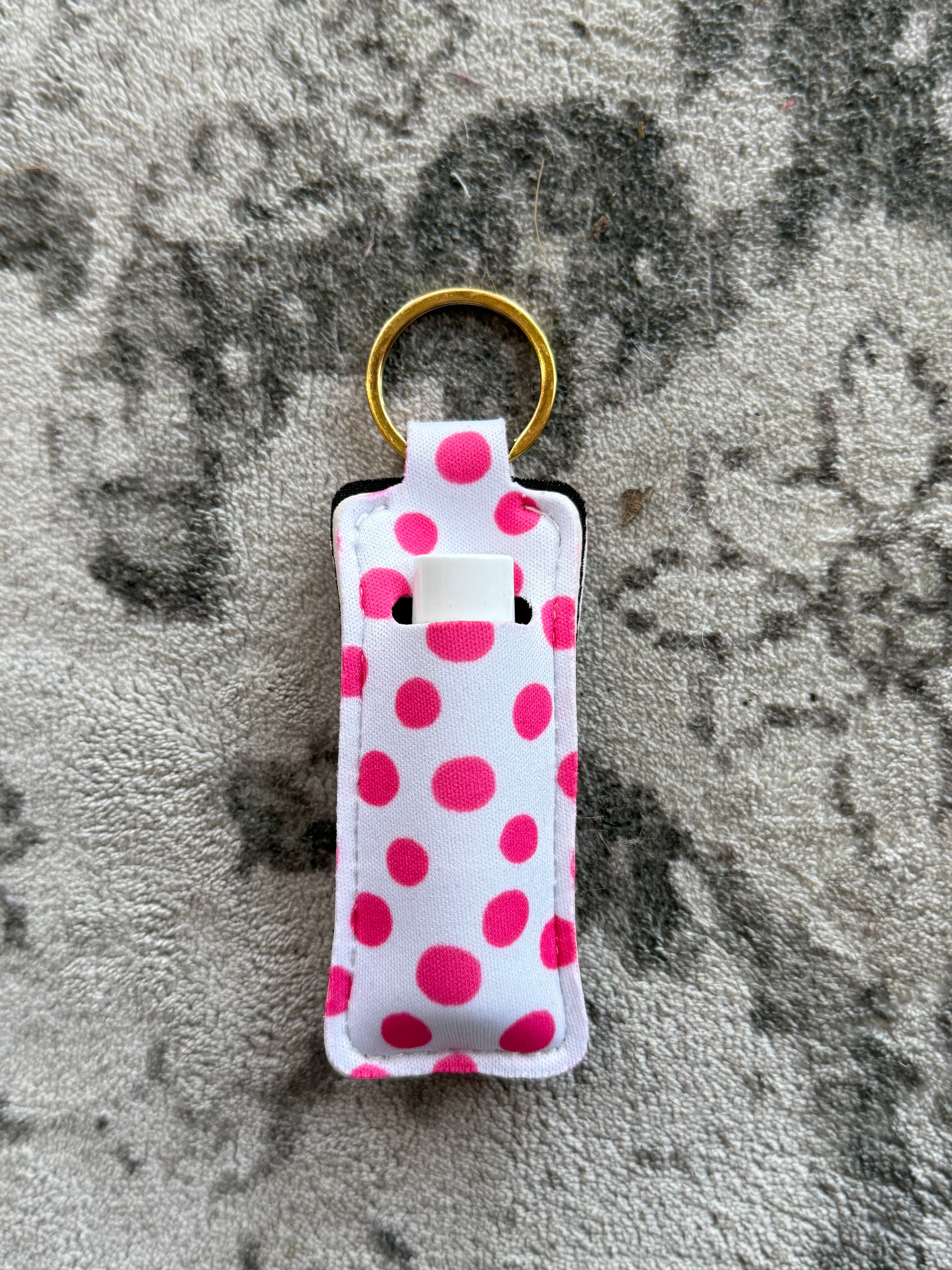 Chapstick Holder Keychain | Comes W/ Vanilla Che Jo's Chapstick